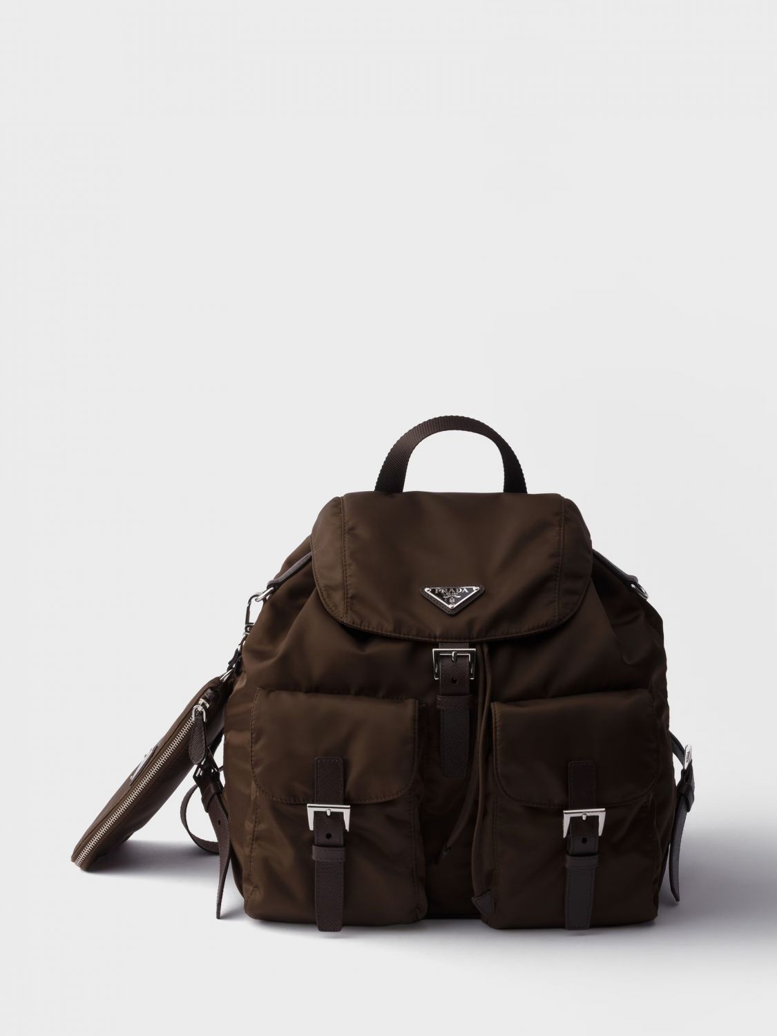 Prada Backpack Woman Brown PRADA
