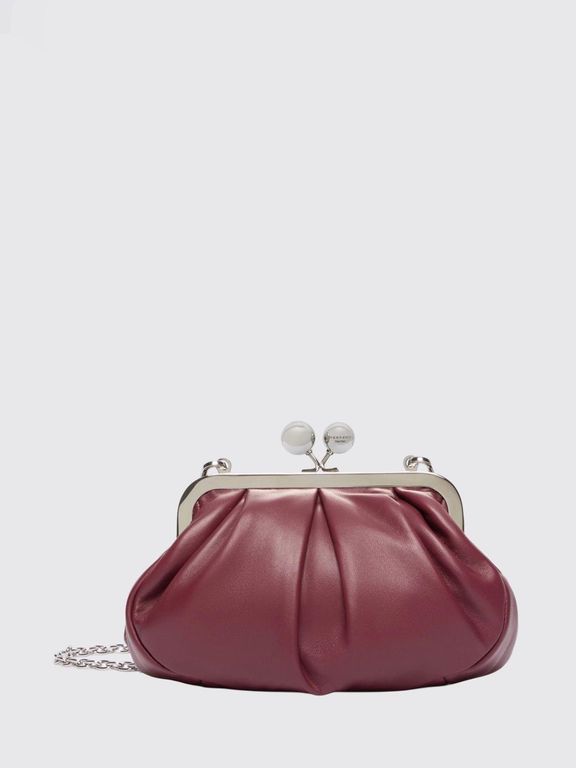 Weekend Max Mara Clutch Woman Brown WEEKEND MAX MARA