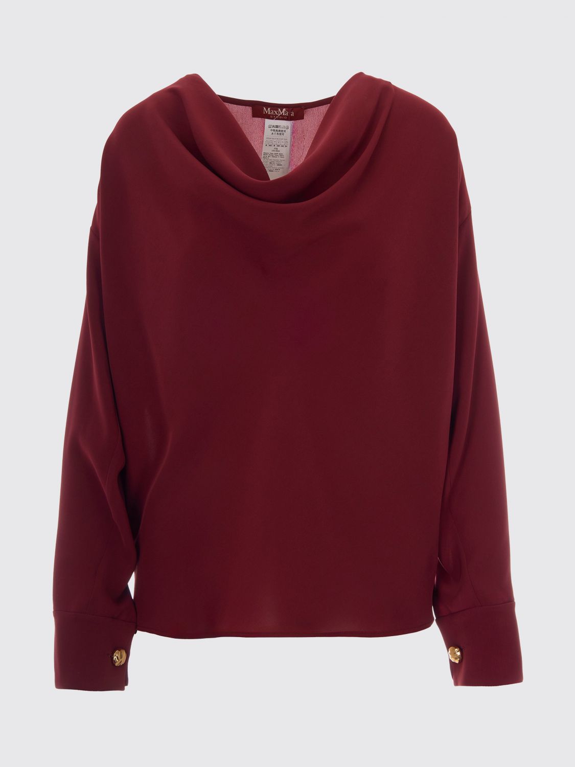 Max Mara Studio Top Woman Brown MAX MARA STUDIO