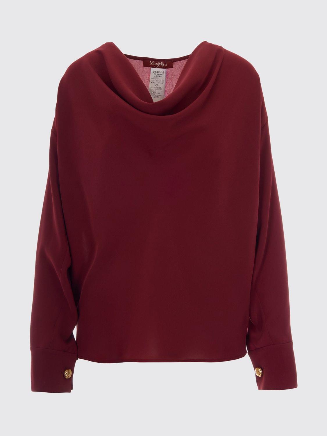 Max Mara Studio Top Woman Brown MAX MARA STUDIO
