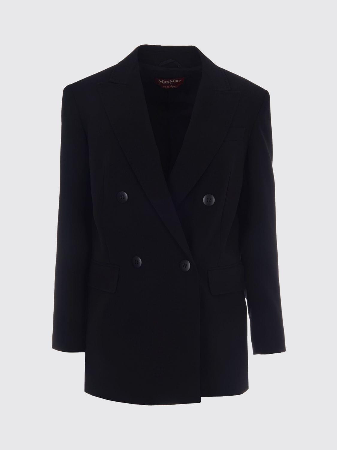 Max Mara Studio Jacket Woman Black MAX MARA STUDIO