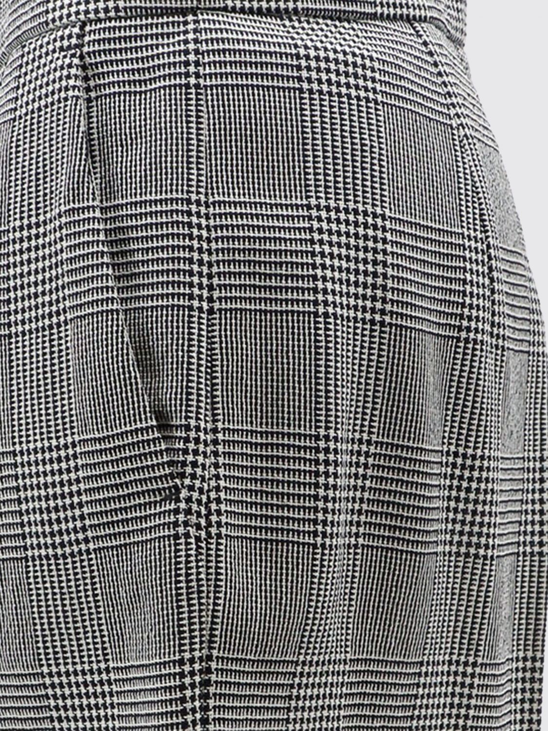 Max Mara Women Max Mara Tailored Prince Of Wales Check Shorts In Pure Virgin Wool MAX MARA