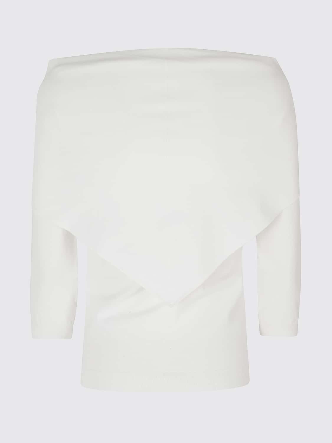 Max Mara Women Max Mara Slim Fit Striped Wool Crewneck Jumper With Pussy-Bow Neck MAX MARA