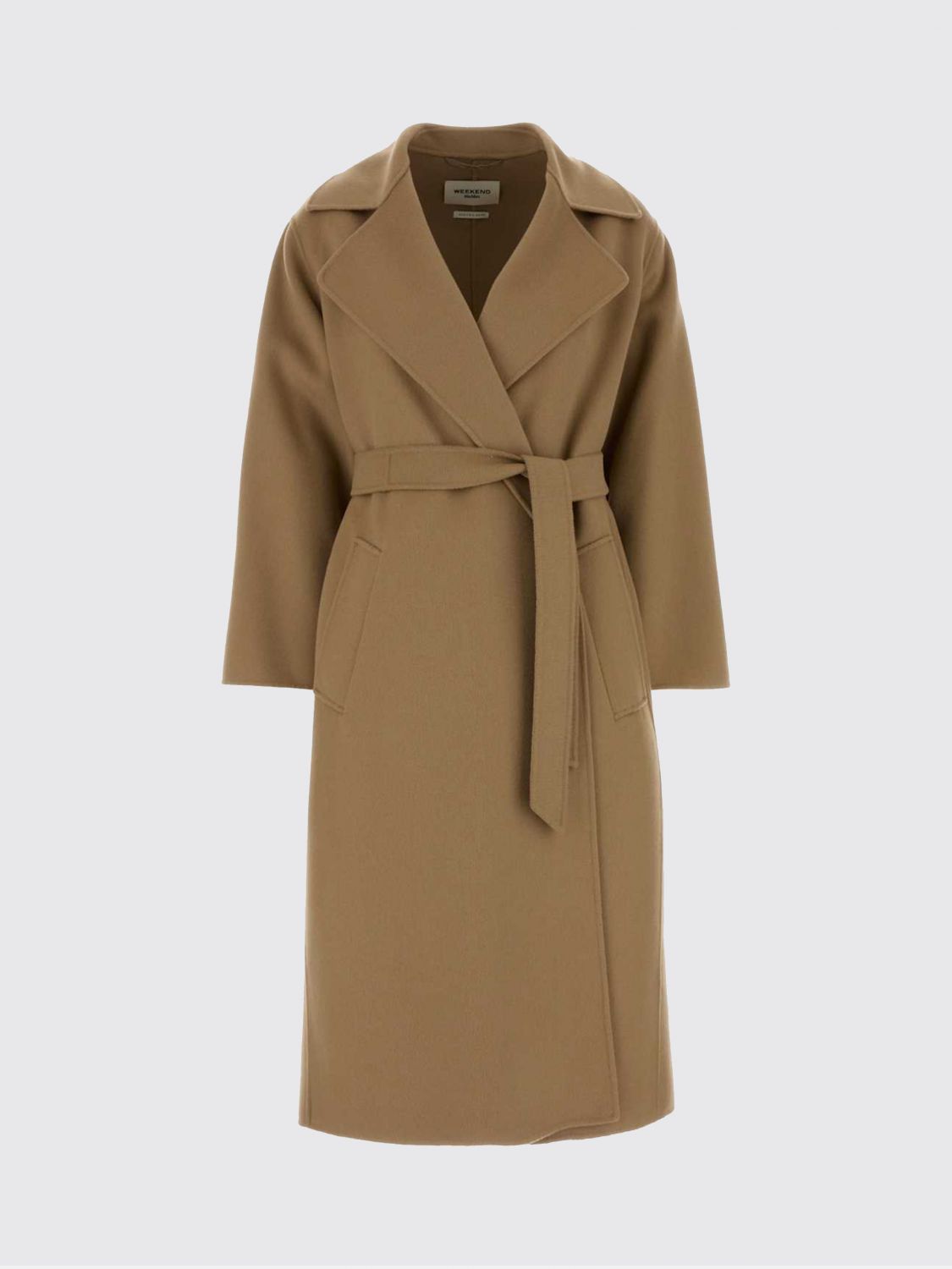 Weekend Max Mara Coat Woman Camel WEEKEND MAX MARA