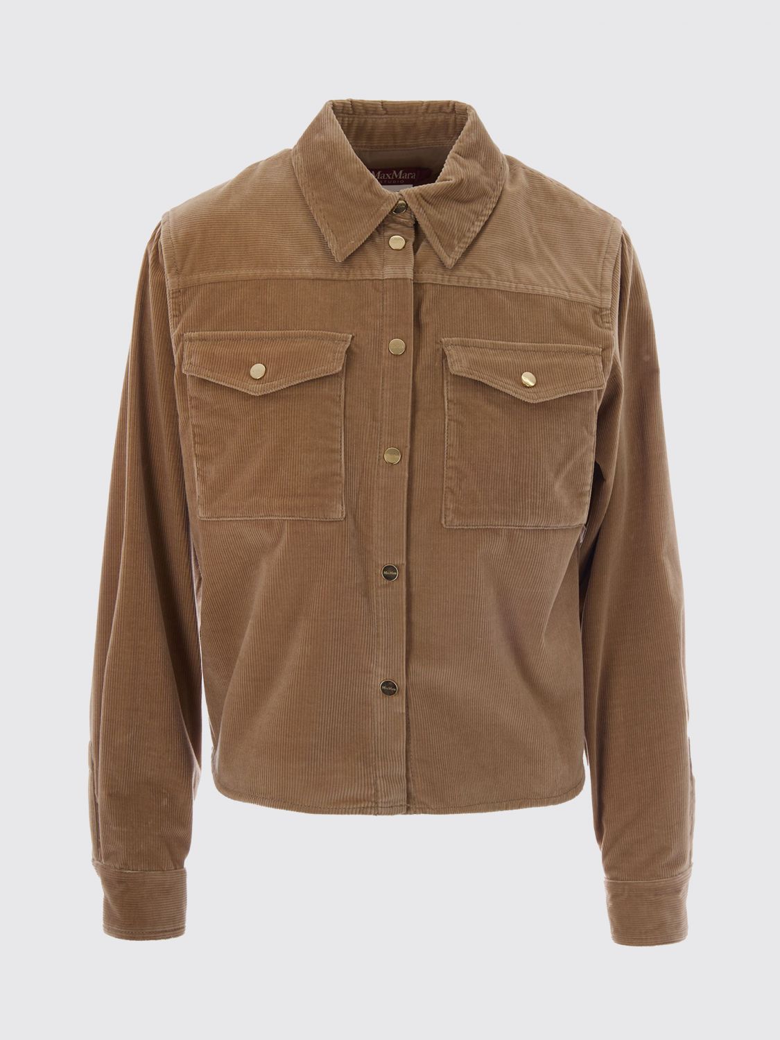Max Mara Studio Jacket Woman Beige MAX MARA STUDIO