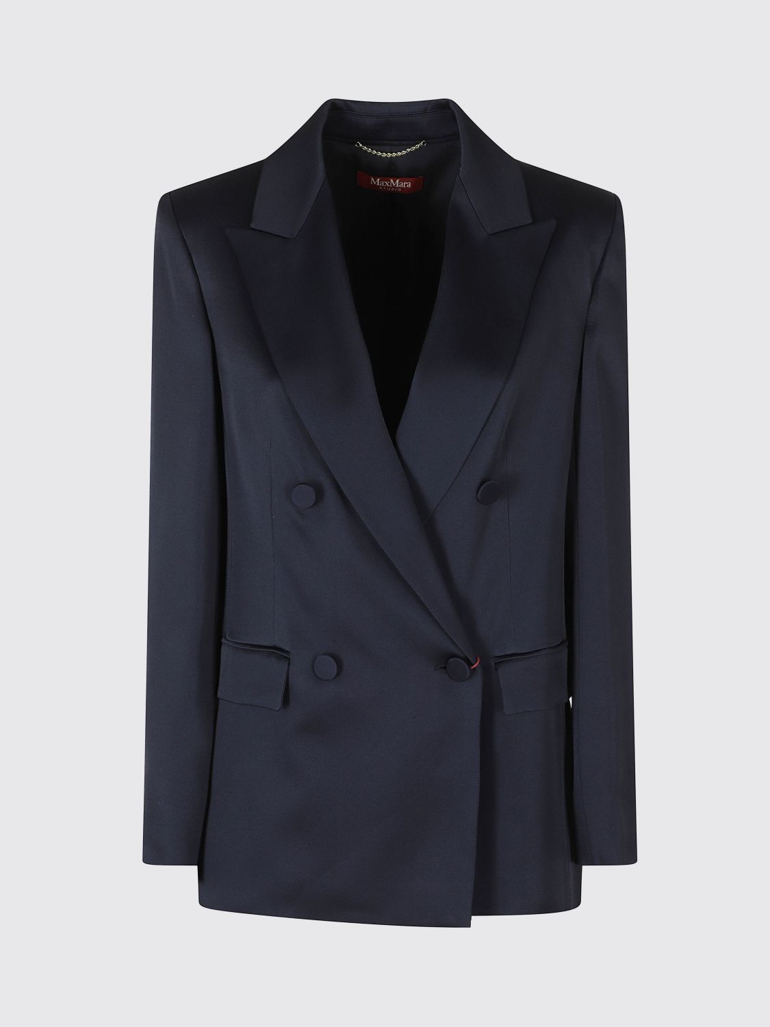 Max Mara Studio Jacket Woman Blue MAX MARA STUDIO