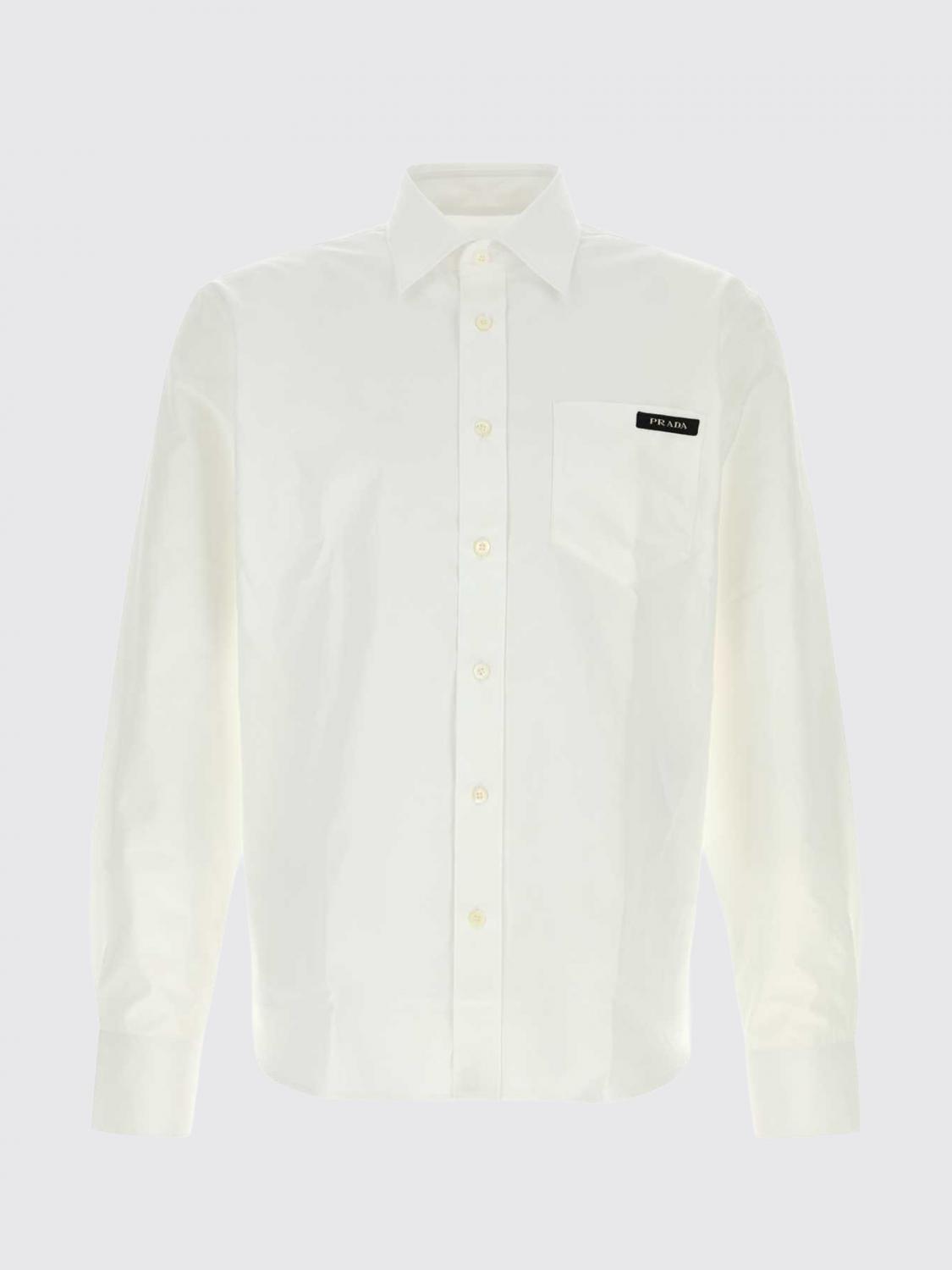 Prada Shirt Men White PRADA