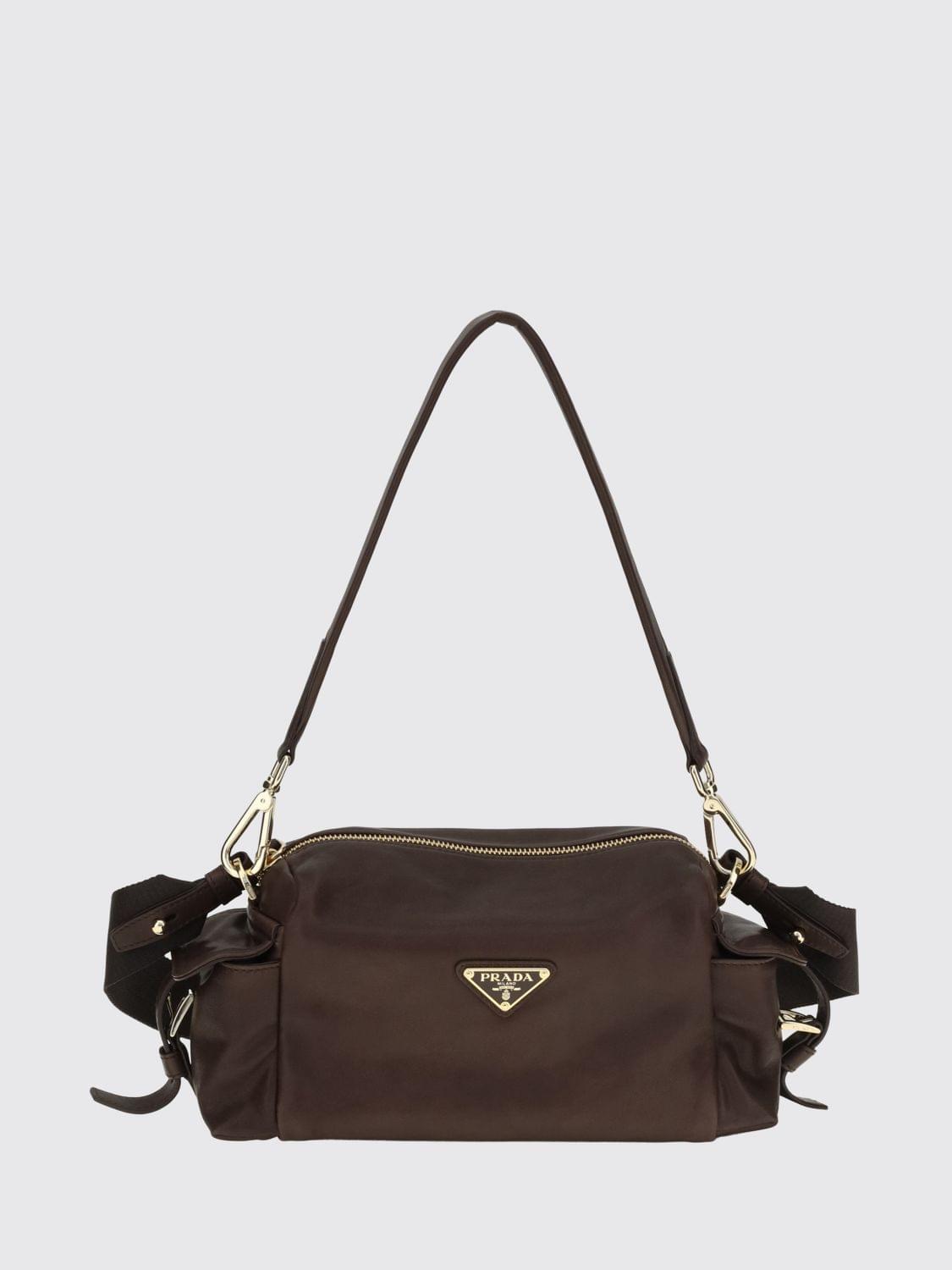Prada Shoulder Bag Woman Burnt PRADA