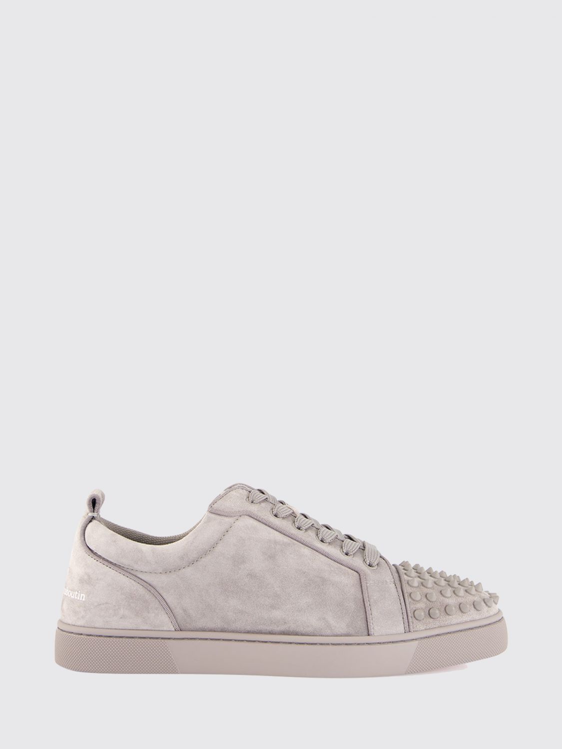 Christian Louboutin Men Christian Louboutin Louis Jr Spikes Canopy Suede Low Top Sneakers CHRISTIAN LOUBOUTIN