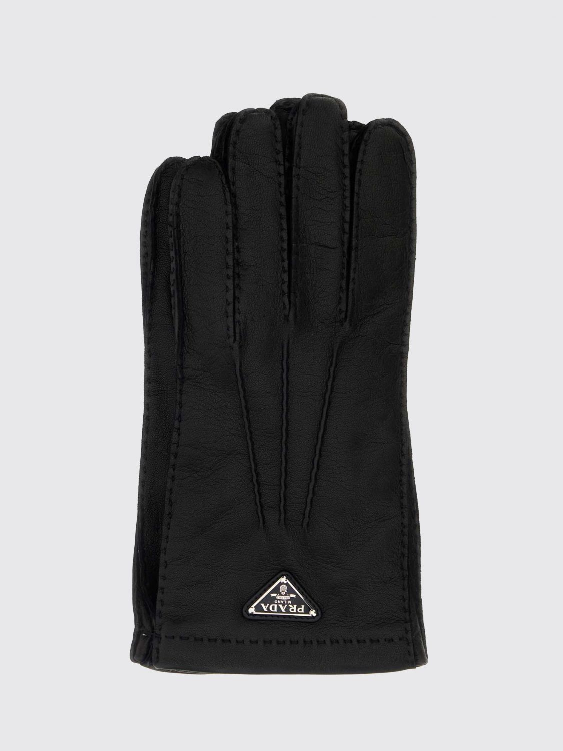 Prada Gloves Men Black PRADA