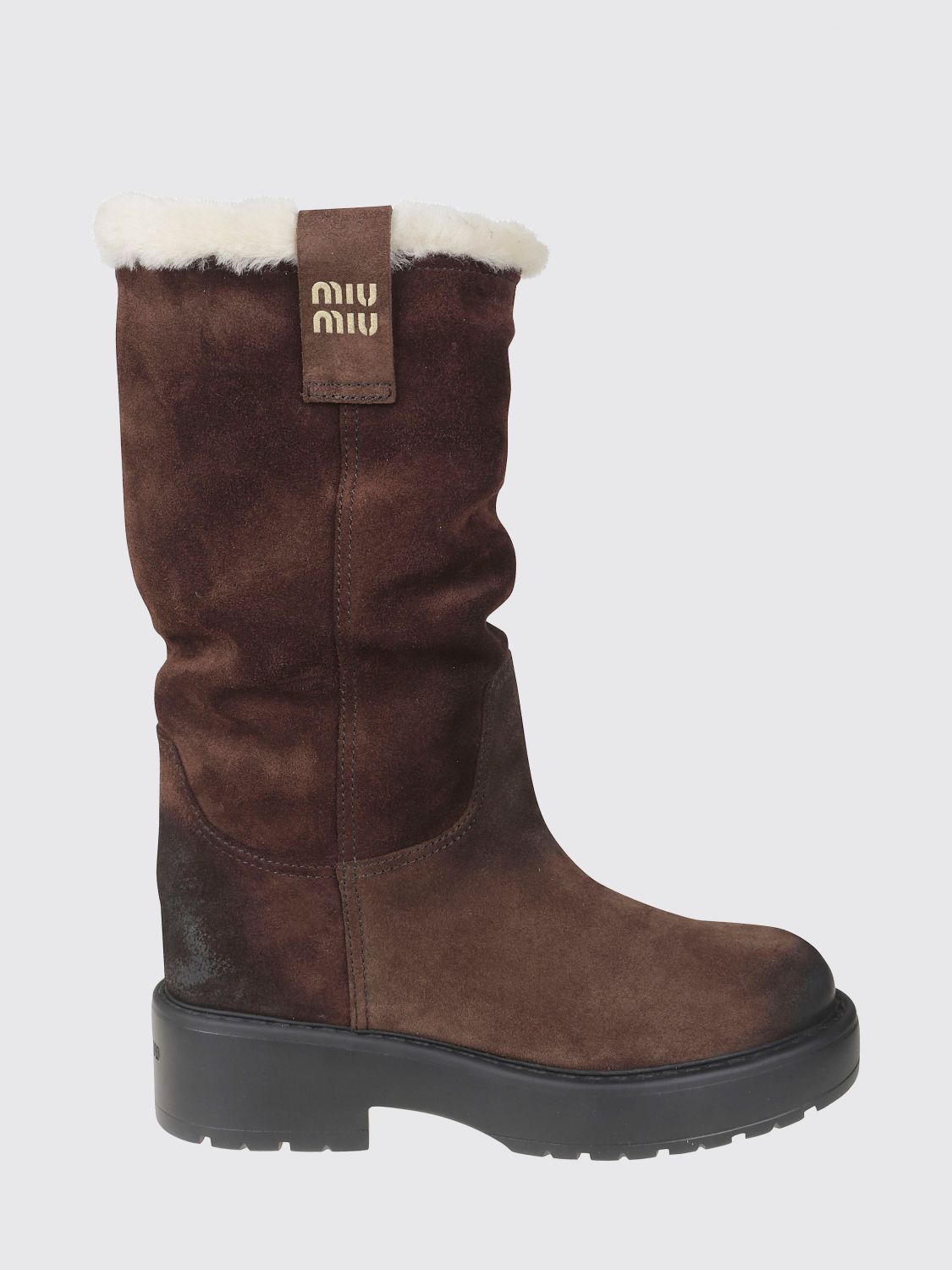 Miu Miu Boots Woman Dark