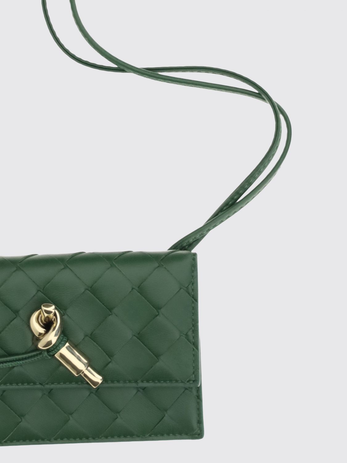 Bottega Veneta Women Crossbody Document Holder Bottega Veneta In Woven Nappa Lambskin BOTTEGA VENETA