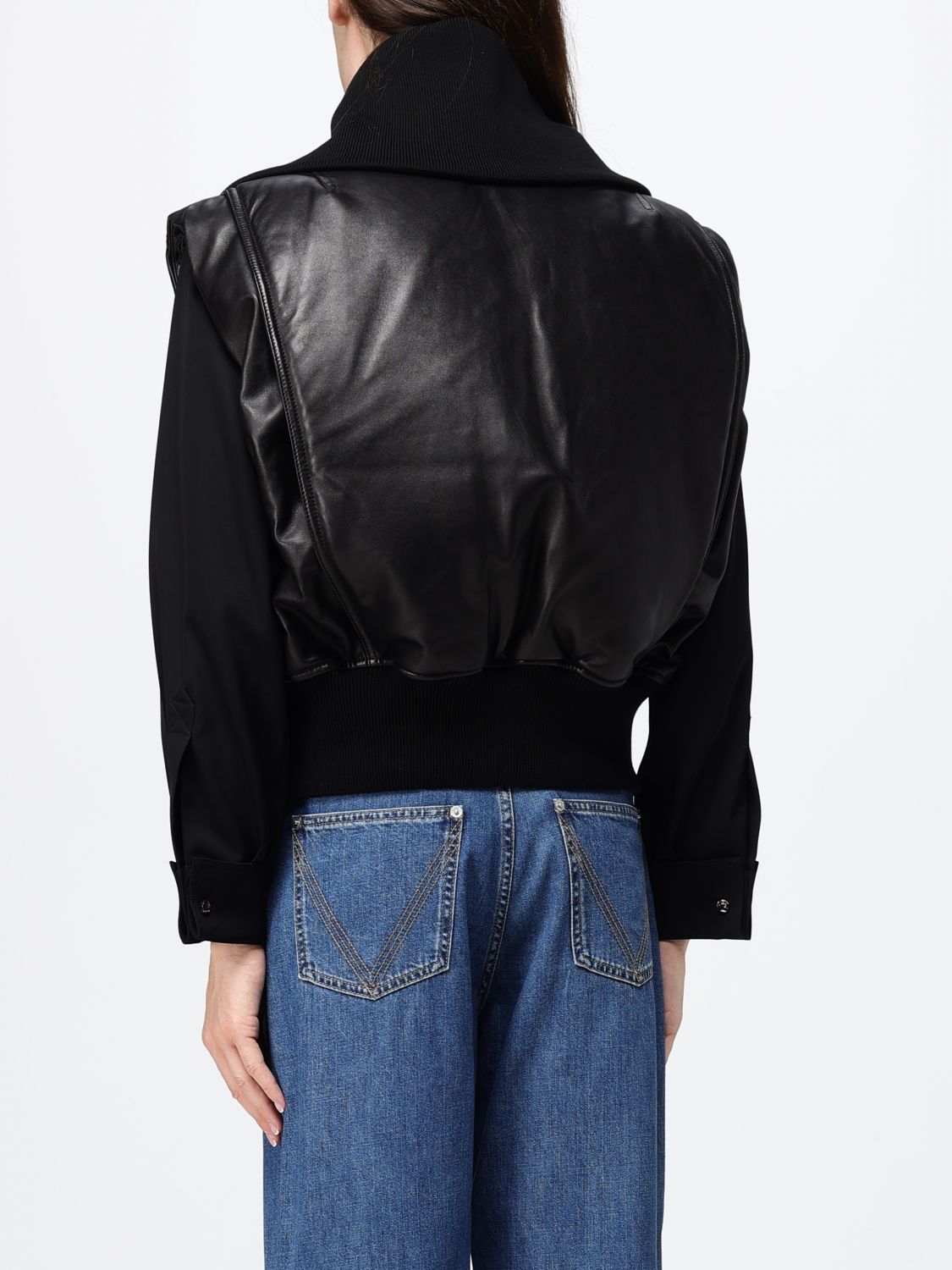 Bottega Veneta Waistcoat Woman Black BOTTEGA VENETA