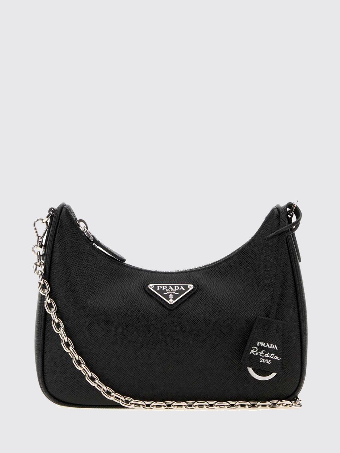 Prada Shoulder Bag Woman Black PRADA