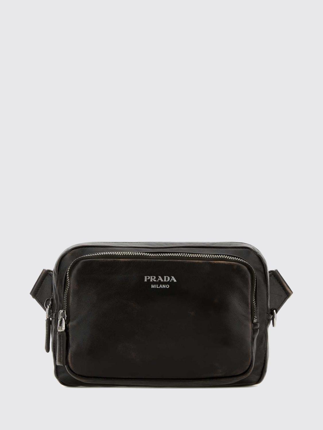Prada Shoulder Bag Men Dark PRADA
