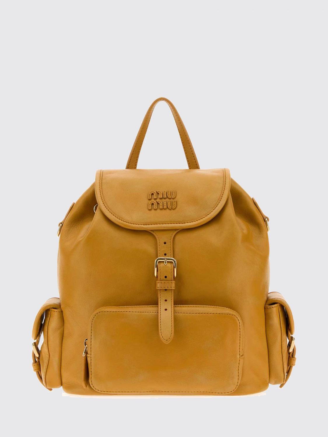 Miu Miu Backpack Woman Brown MIU MIU