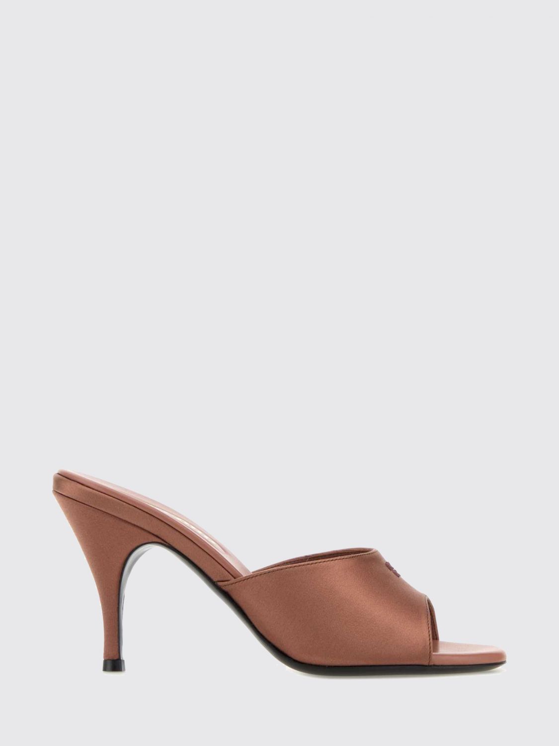 Miu Miu Heeled Sandal Woman Brown MIU MIU