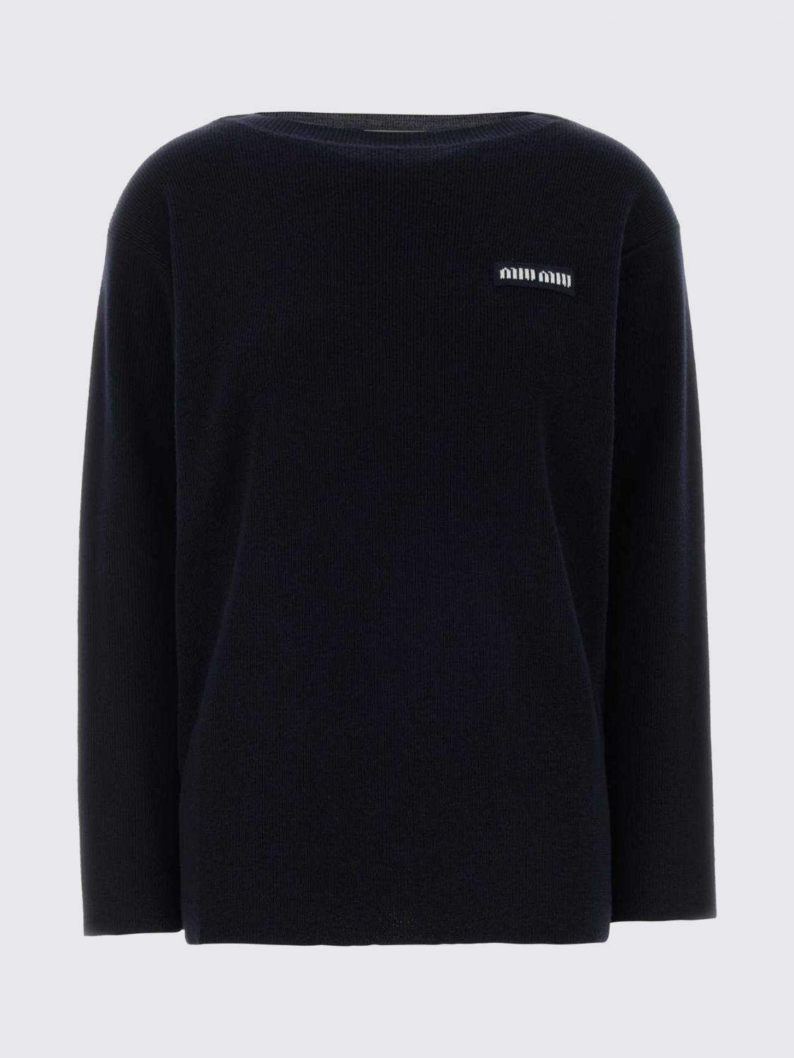 Miu Miu Sweater Woman Blue MIU MIU