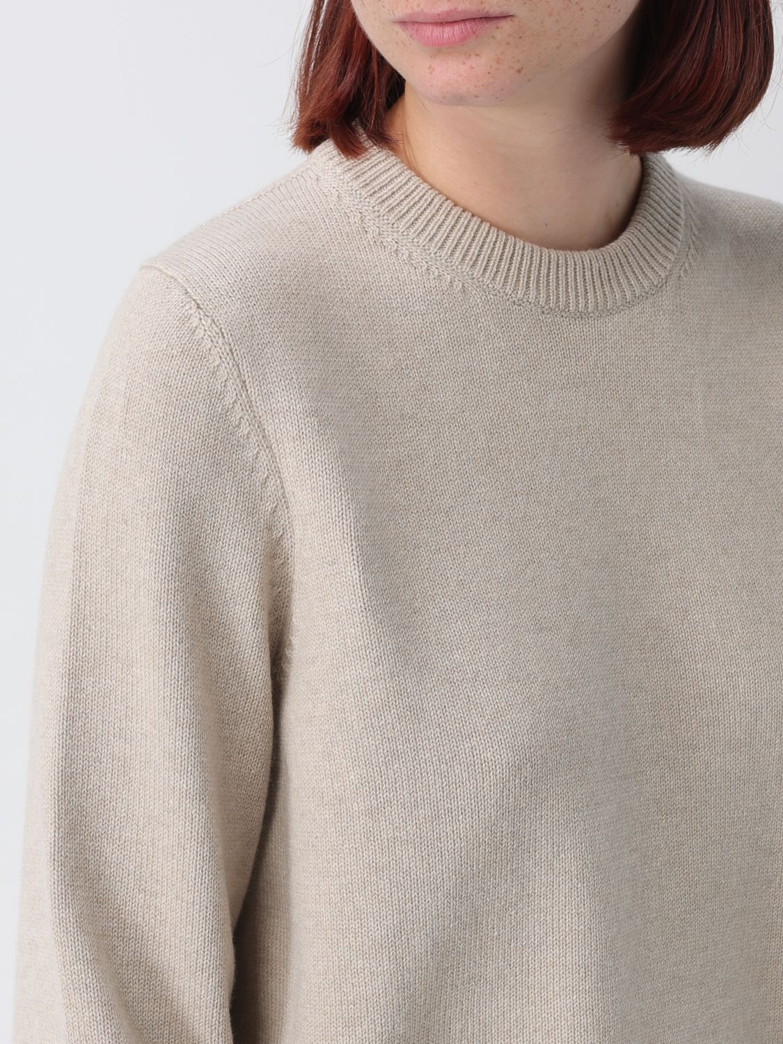 AlaiA Women Alaia Long-Sleeved Pure Cashmere Crewneck Jumper ALAIA