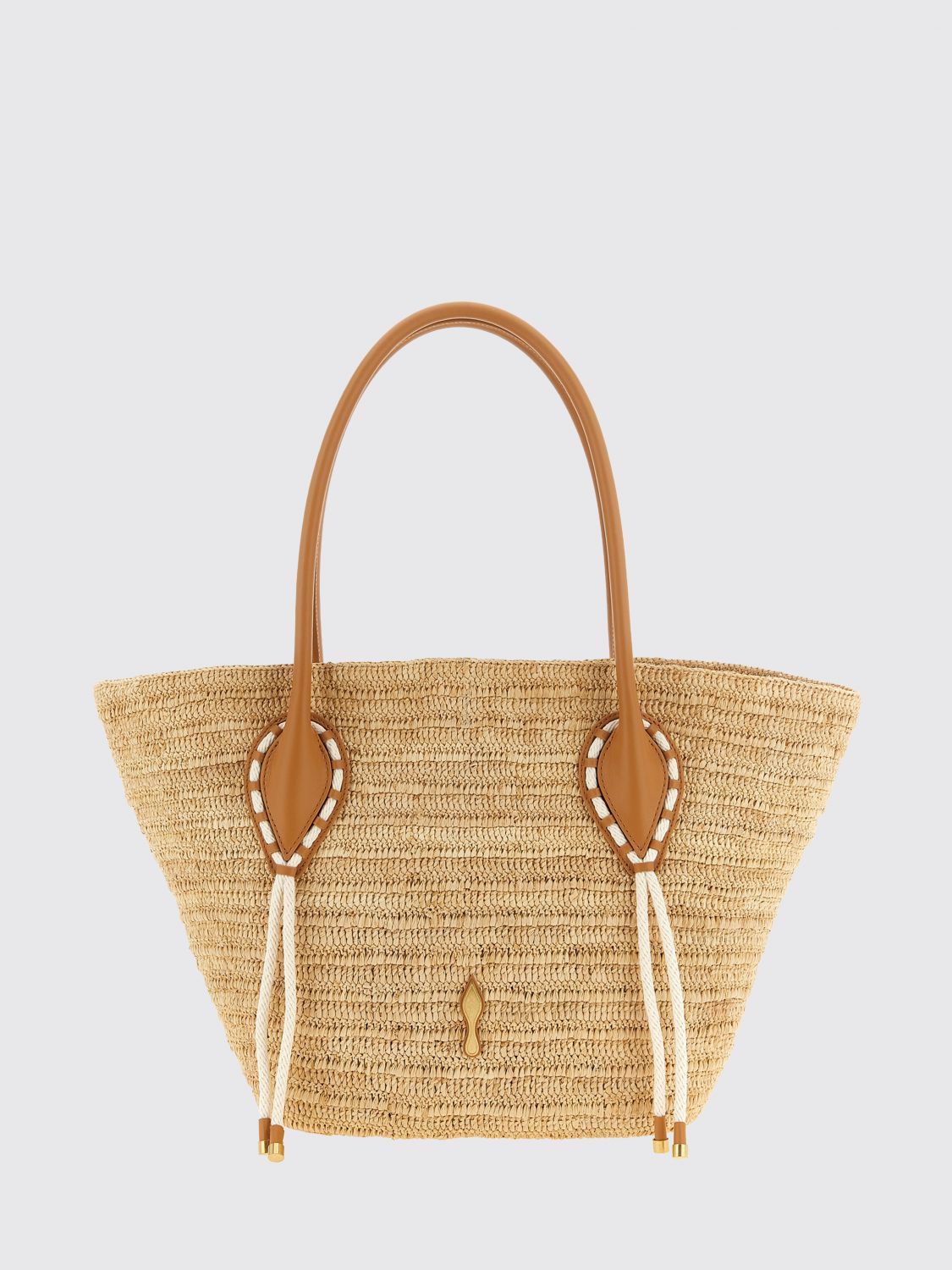 Christian Louboutin Shoulder Bag Woman Beige CHRISTIAN LOUBOUTIN