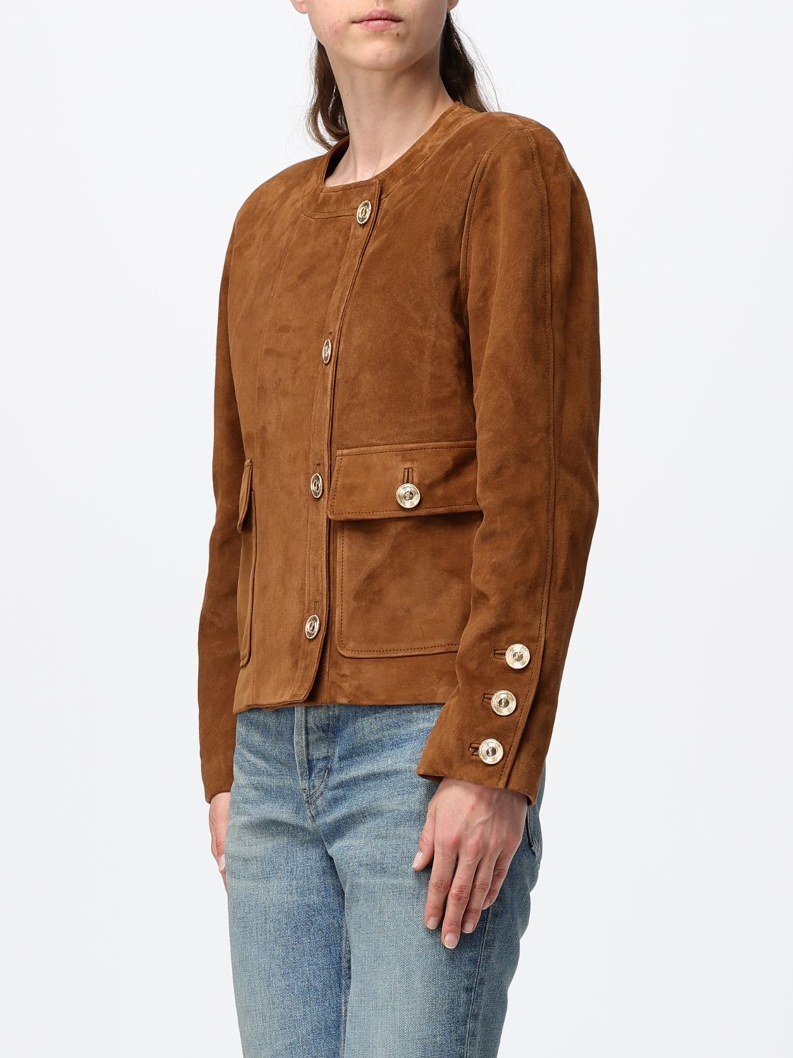 Saint Laurent Jacket Woman Amber SAINT LAURENT