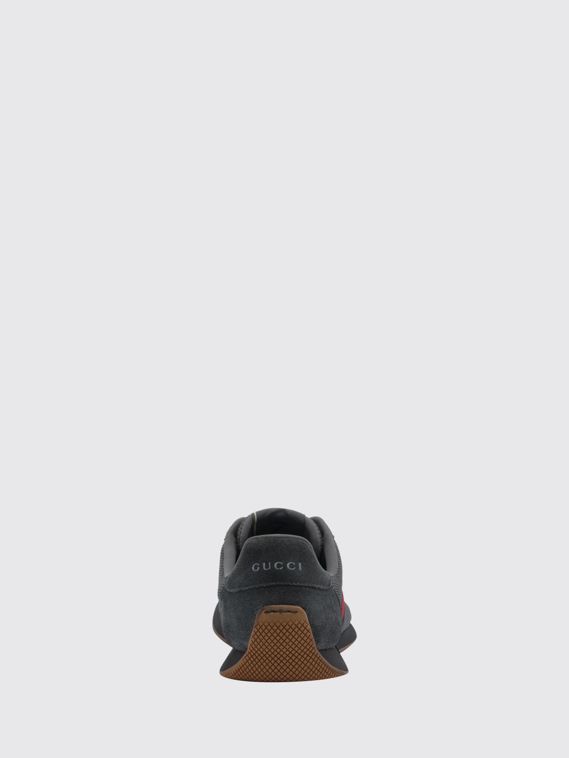 Gucci Men Tempo Distressed Leather And Mesh Low-Top Sneakers Gucci With Web Stripe GUCCI