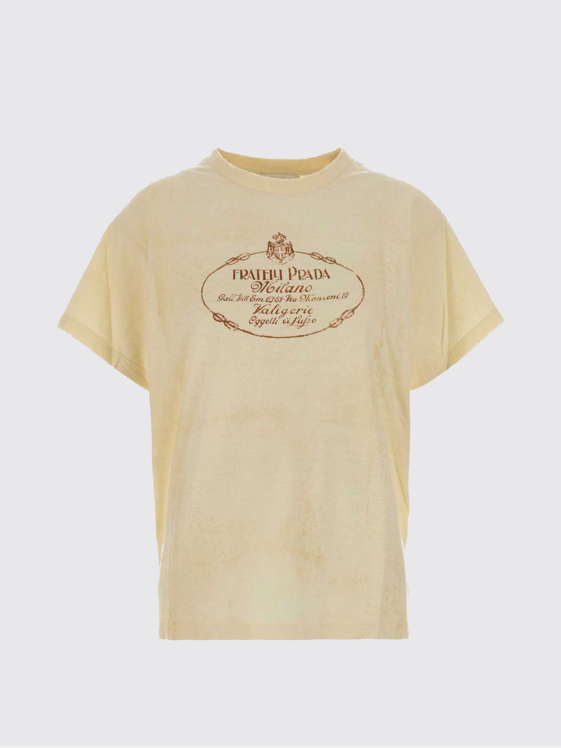 Prada T-Shirt Woman Natural PRADA