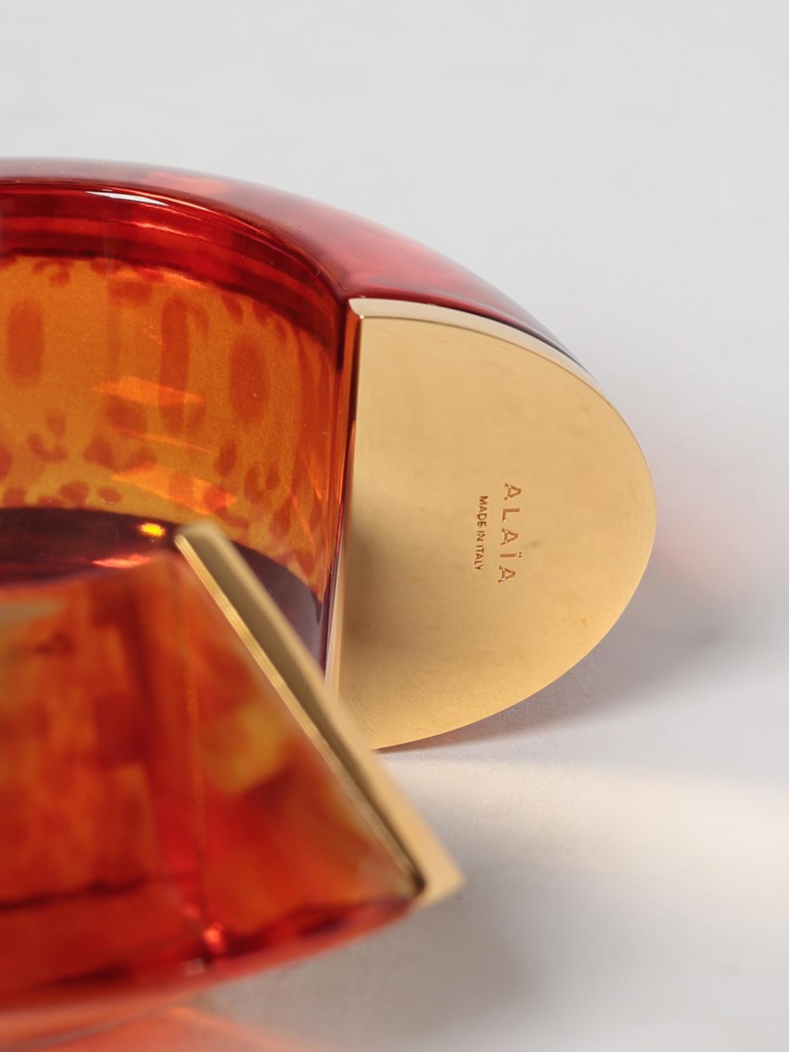 Alai�A Women Edge Tortoiseshell Resin Bangle Bracelet Alaia With Brass Details ALAIA