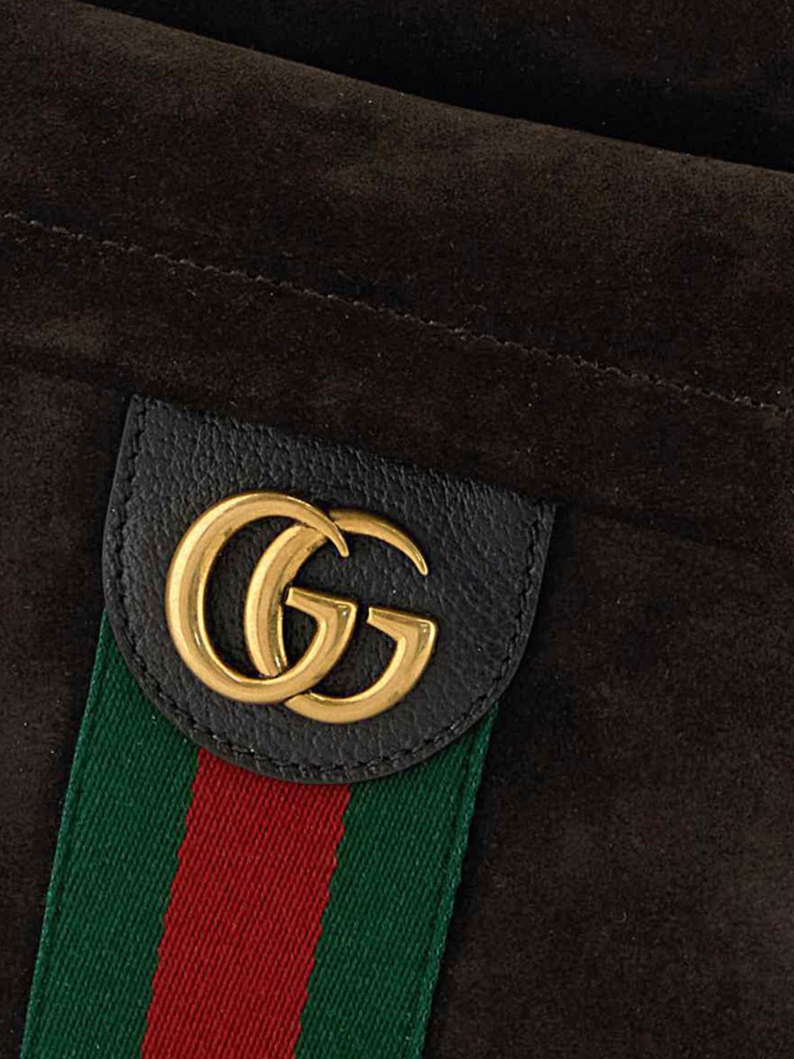 Gucci Women Gucci Ophidia Suede Backpack With Gg Monogram GUCCI
