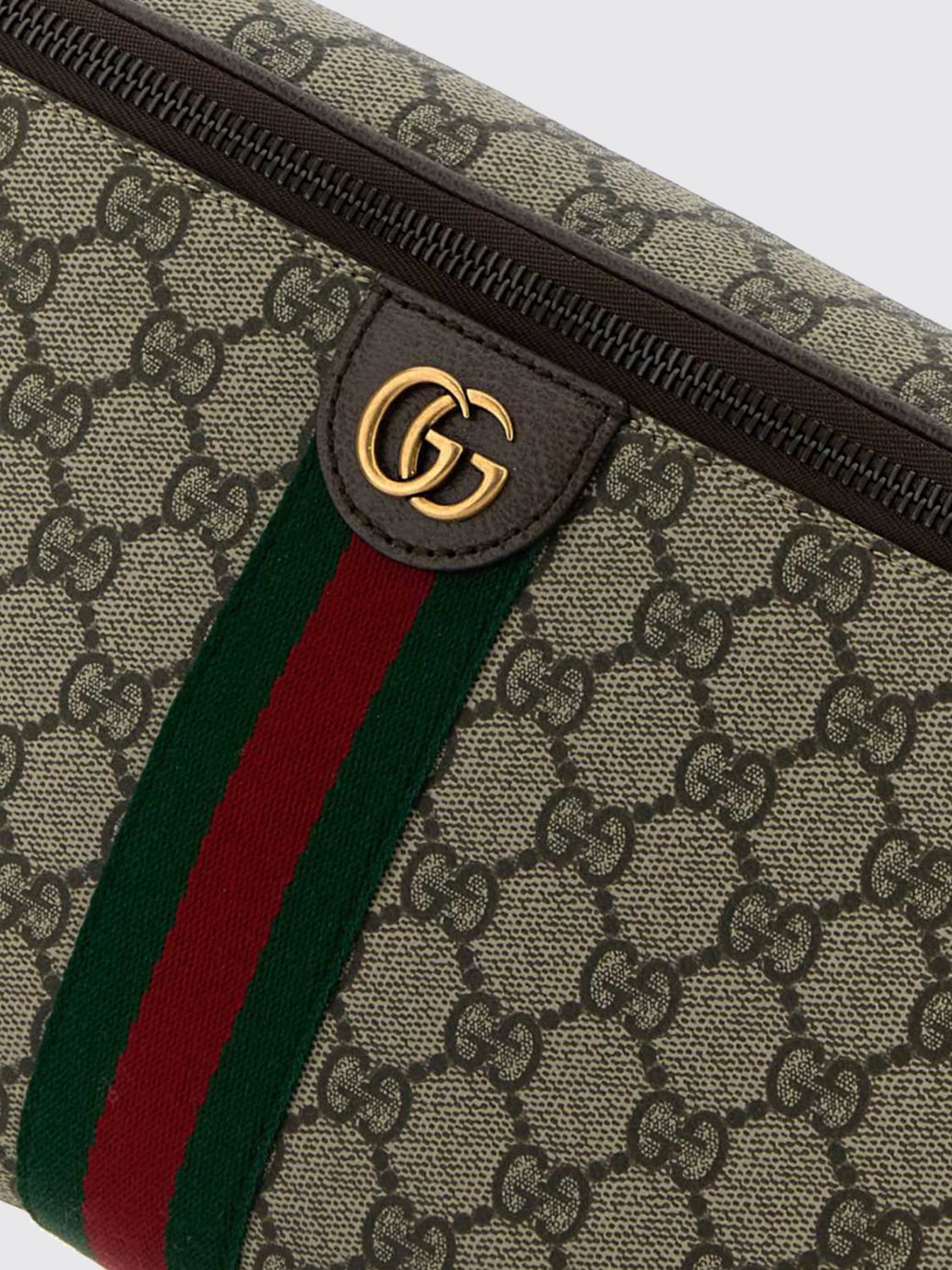 Gucci Men Gg Supreme Belt Bag Gucci With Monogram And Web Stripe GUCCI