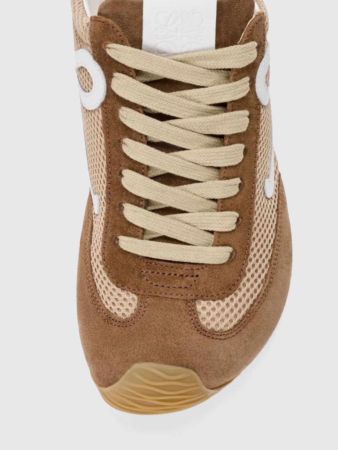 Loewe Women Loewe Ballet Runner 2.0 Suede And Mesh Low-Top Sneakers With Logo LOEWE
