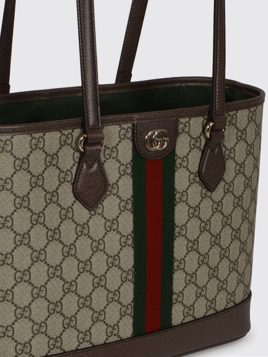 Gucci Women Gucci Ophidia Medium Gg Supreme Shoulder Bag With Web Detail GUCCI