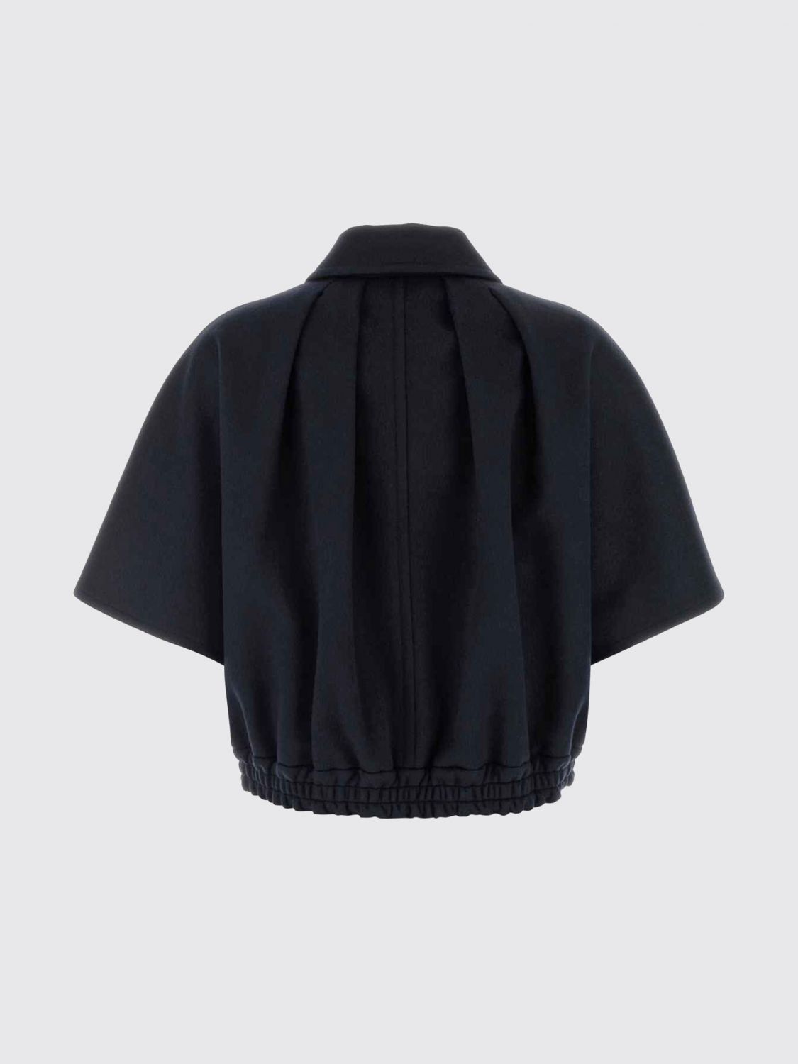 Max Mara Women Max Mara Short-Sleeved Pure Cashmere Short Coat With Pockets MAX MARA