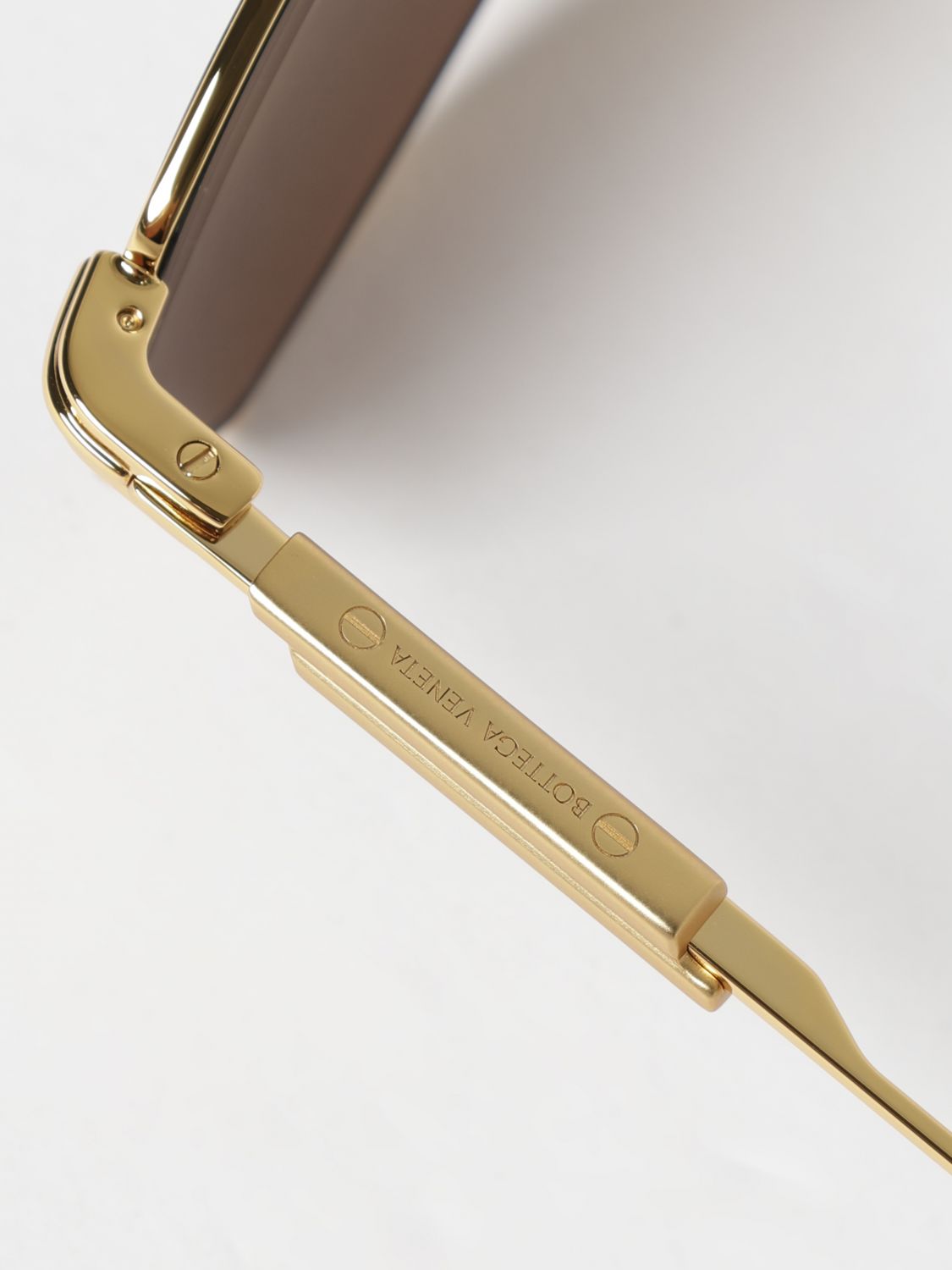 Bottega Veneta Men Bottega Veneta Aviator Metal Sunglasses With Double Bridge BOTTEGA VENETA