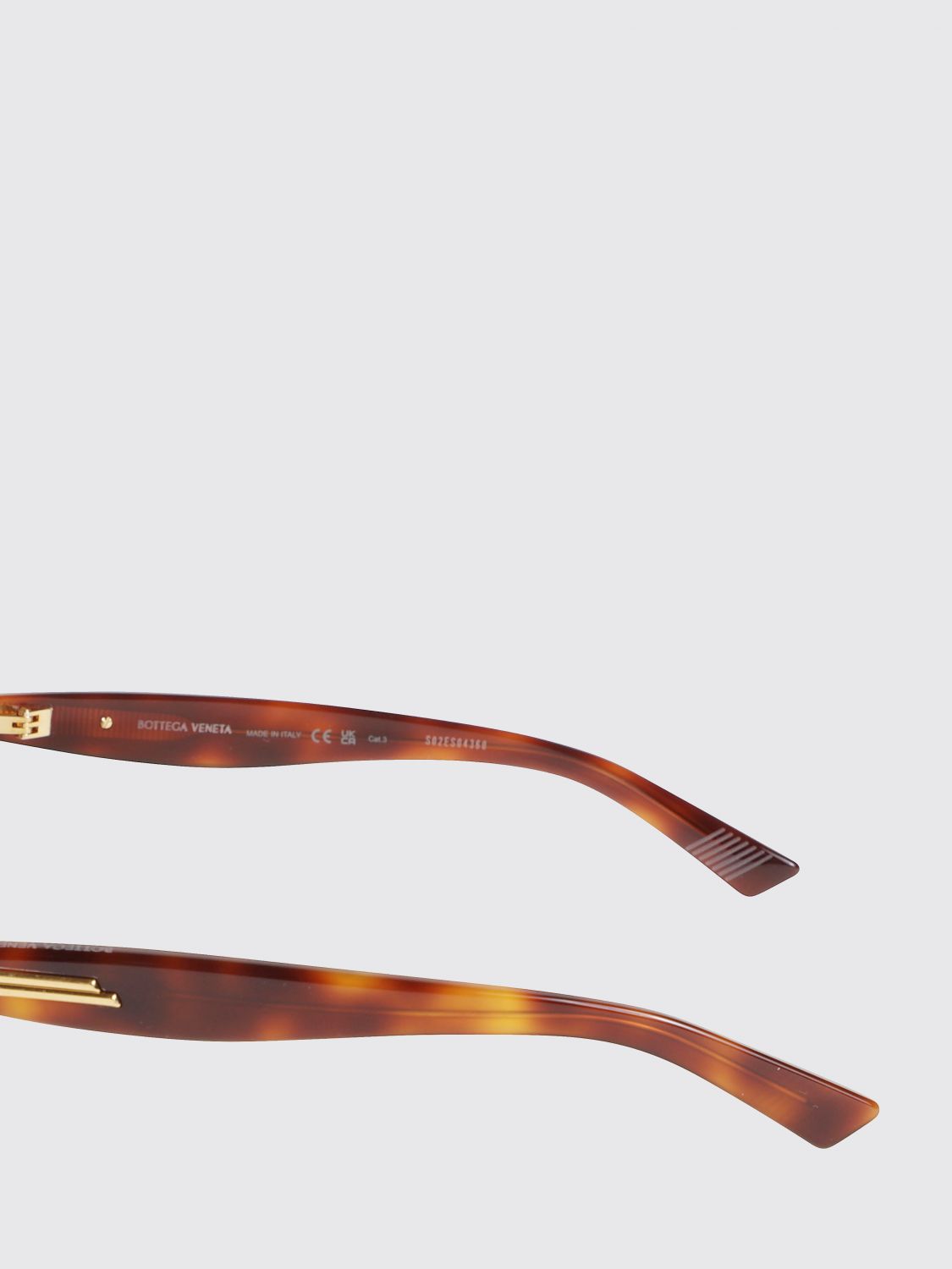 Bottega Veneta Women Bottega Veneta Aviator Sunglasses In Acetate With Double Bridge BOTTEGA VENETA
