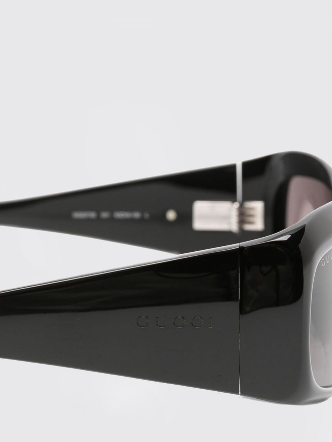 Gucci Women Gucci Rectangular Acetate Sunglasses With Coloured Lenses GUCCI