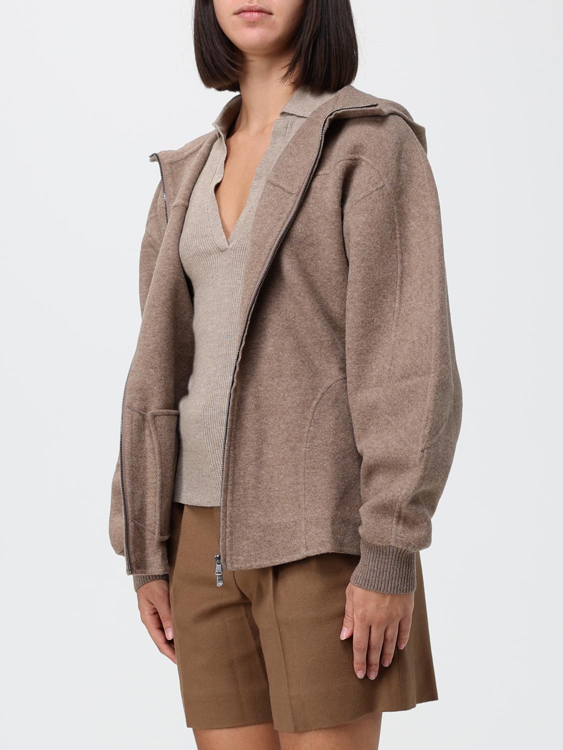 Max Mara Women Relaxed Fit Knit Hoodie Max Mara In Wool And Cashmere With Zip Closure MAX MARA