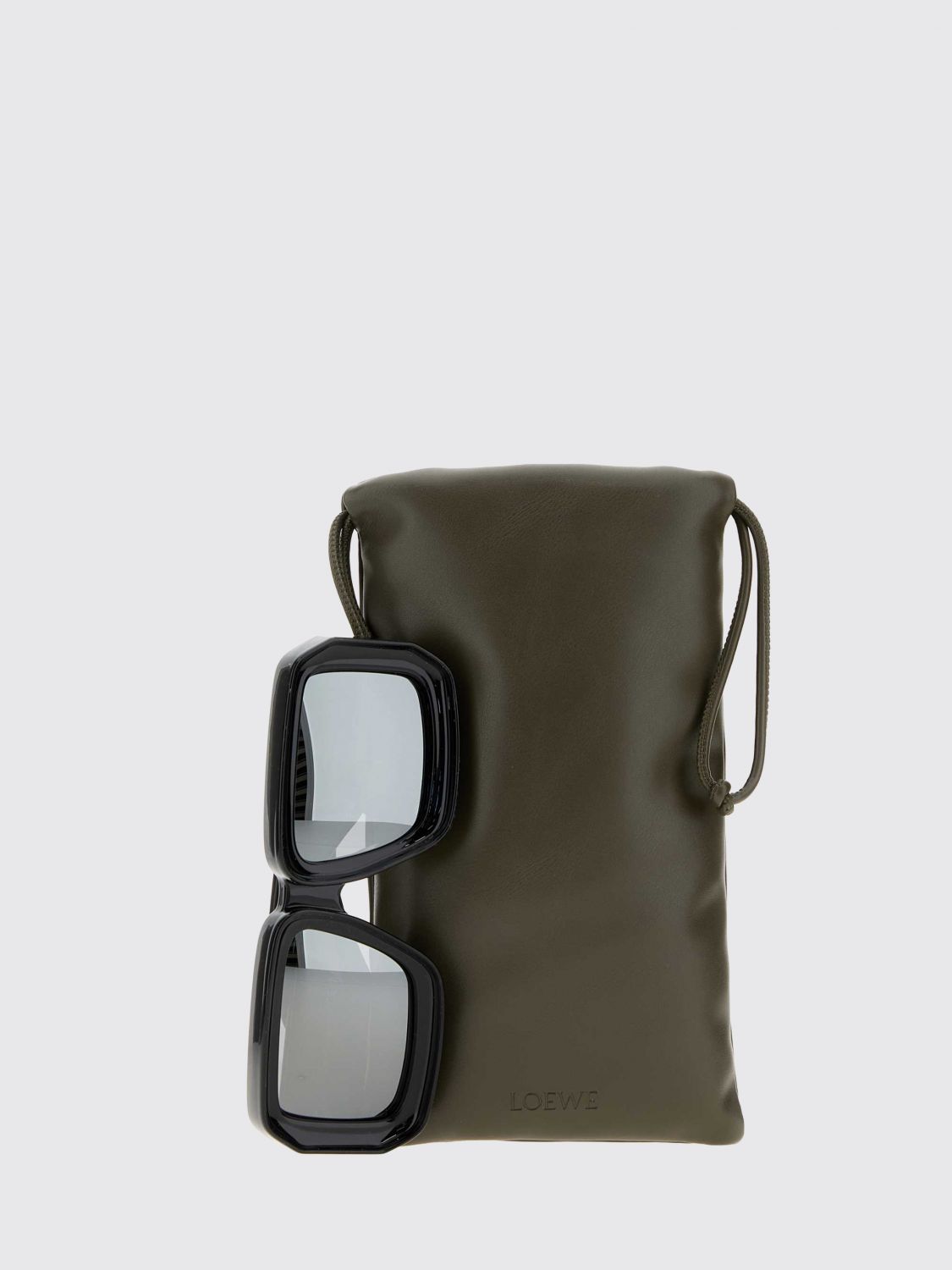 Loewe Men Rectangular Aviator Sunglasses Loewe In Acetate With Contrast Logo LOEWE