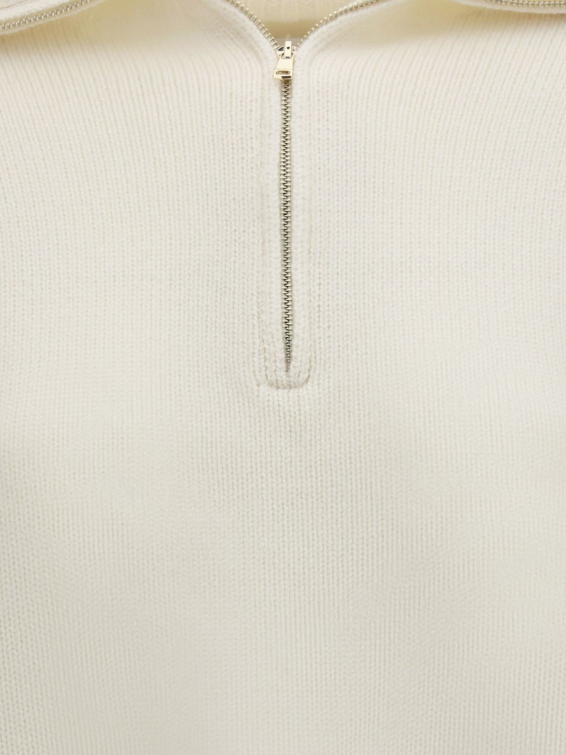 Max Mara Women Max Mara Alpaca Blend Jumper With Stand Collar And Half-Zip MAX MARA