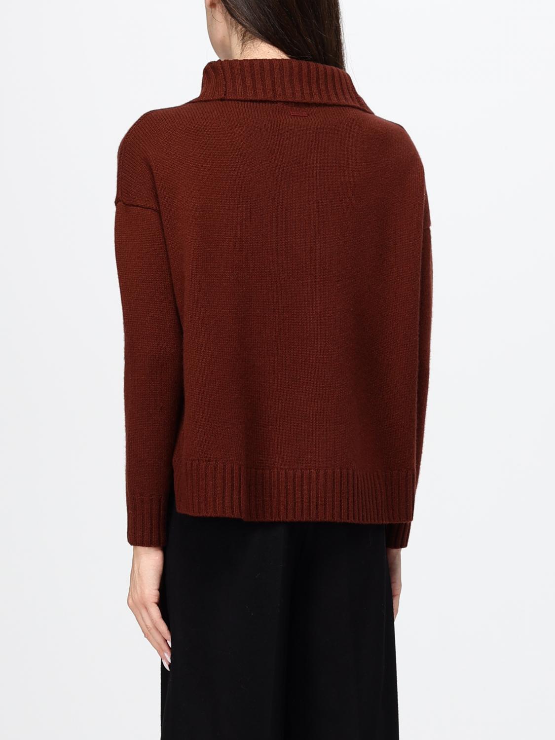 Max Mara Women Max Mara Alpaca Blend Jumper With Stand Collar And Half-Zip MAX MARA