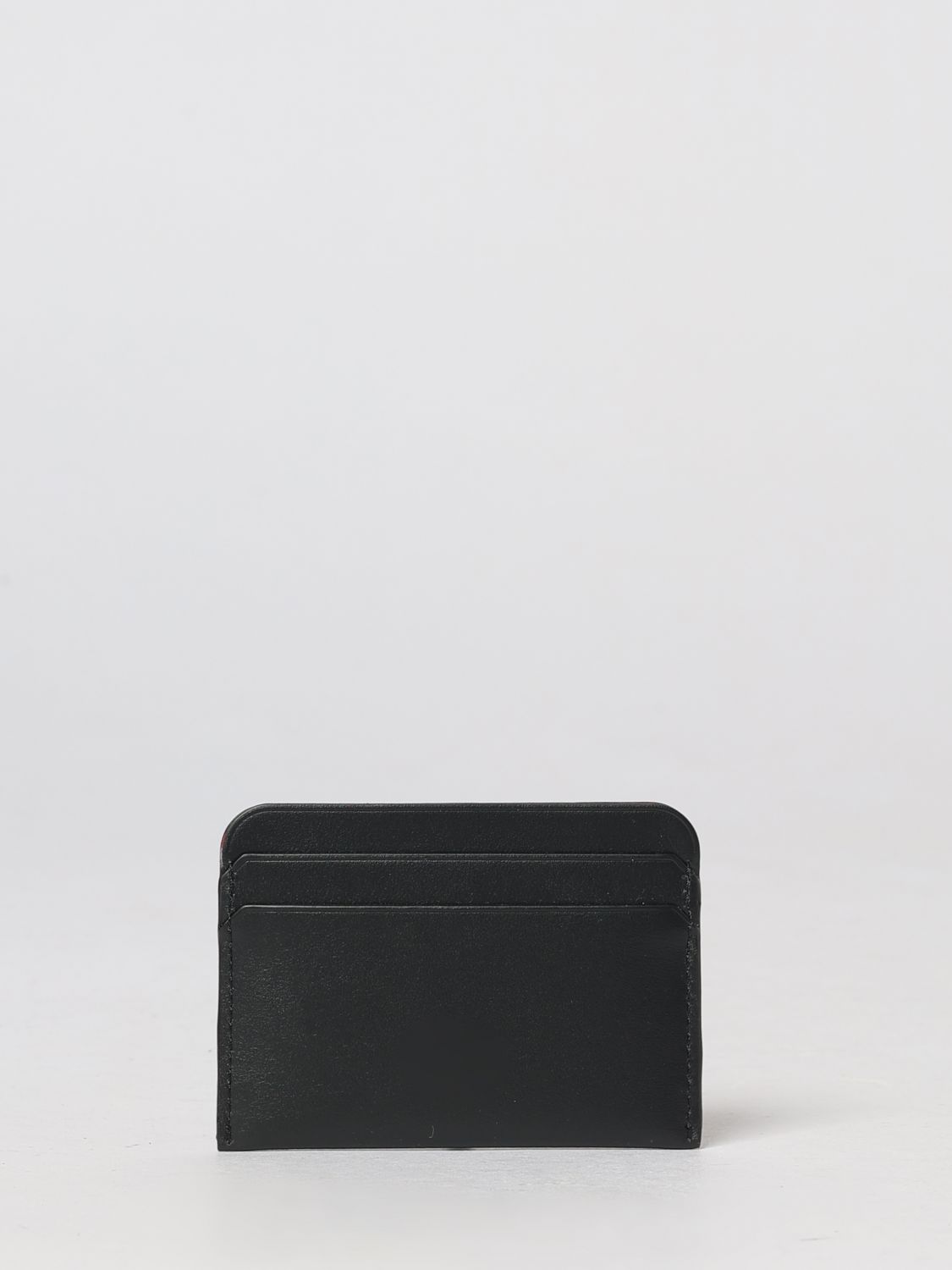 Christian Louboutin Men Christian Louboutin Flat Smooth Leather Card Holder With Five Slots CHRISTIAN LOUBOUTIN