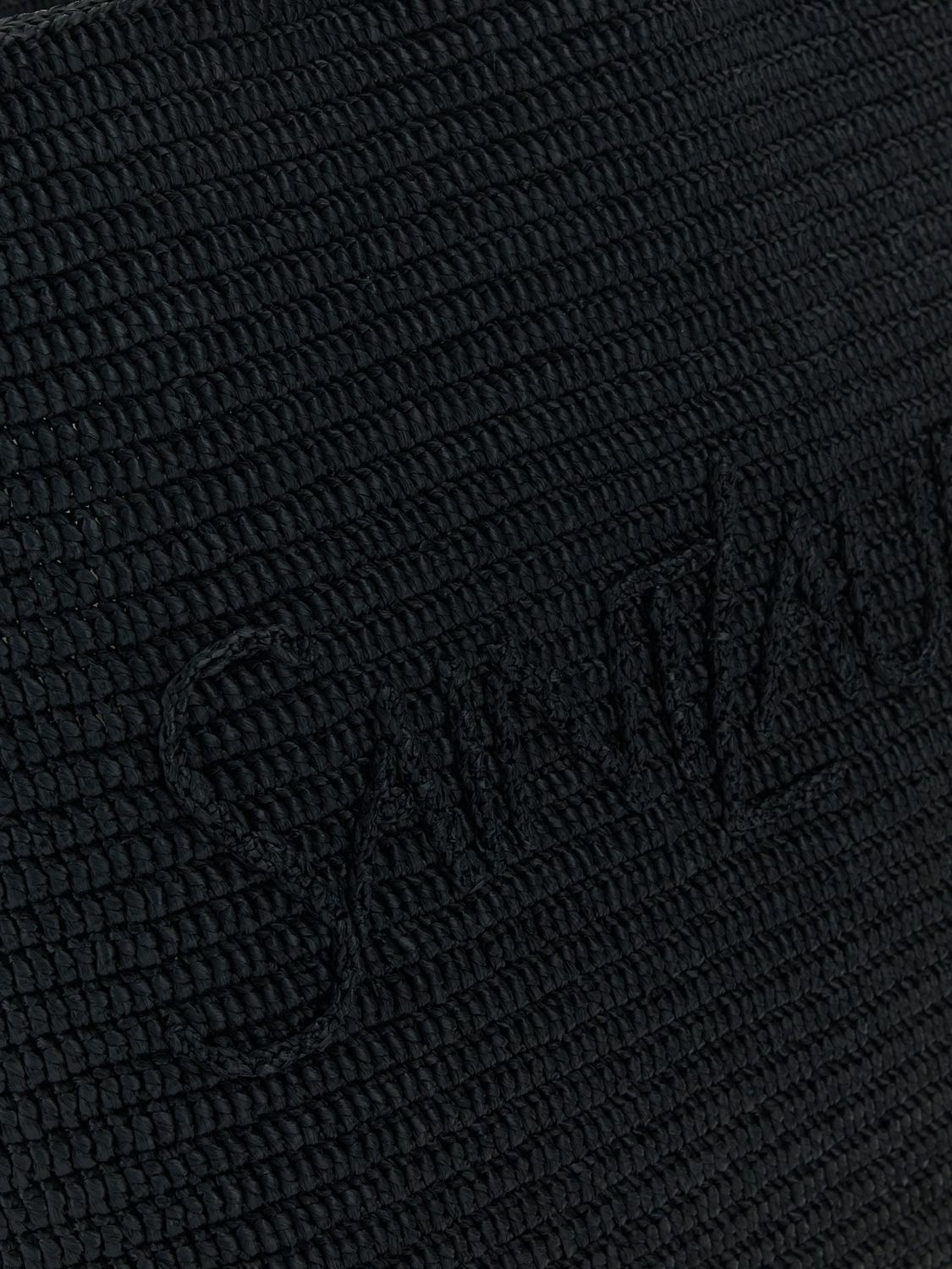 Saint Laurent Men Saint Laurent Raffia Tote Bag With Tone-On-Tone Embroidered Logo SAINT LAURENT