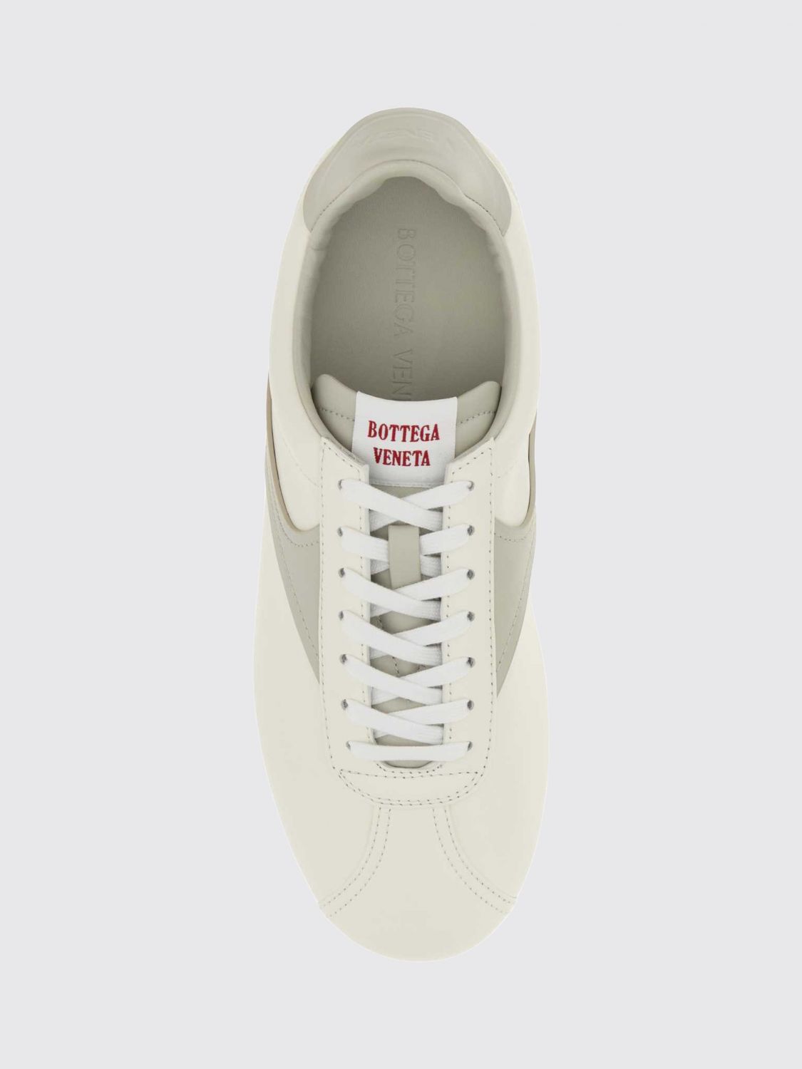 Bottega Veneta Women Bottega Veneta Shot Low Top Bicolour Smooth Calf Leather Trainers BOTTEGA VENETA