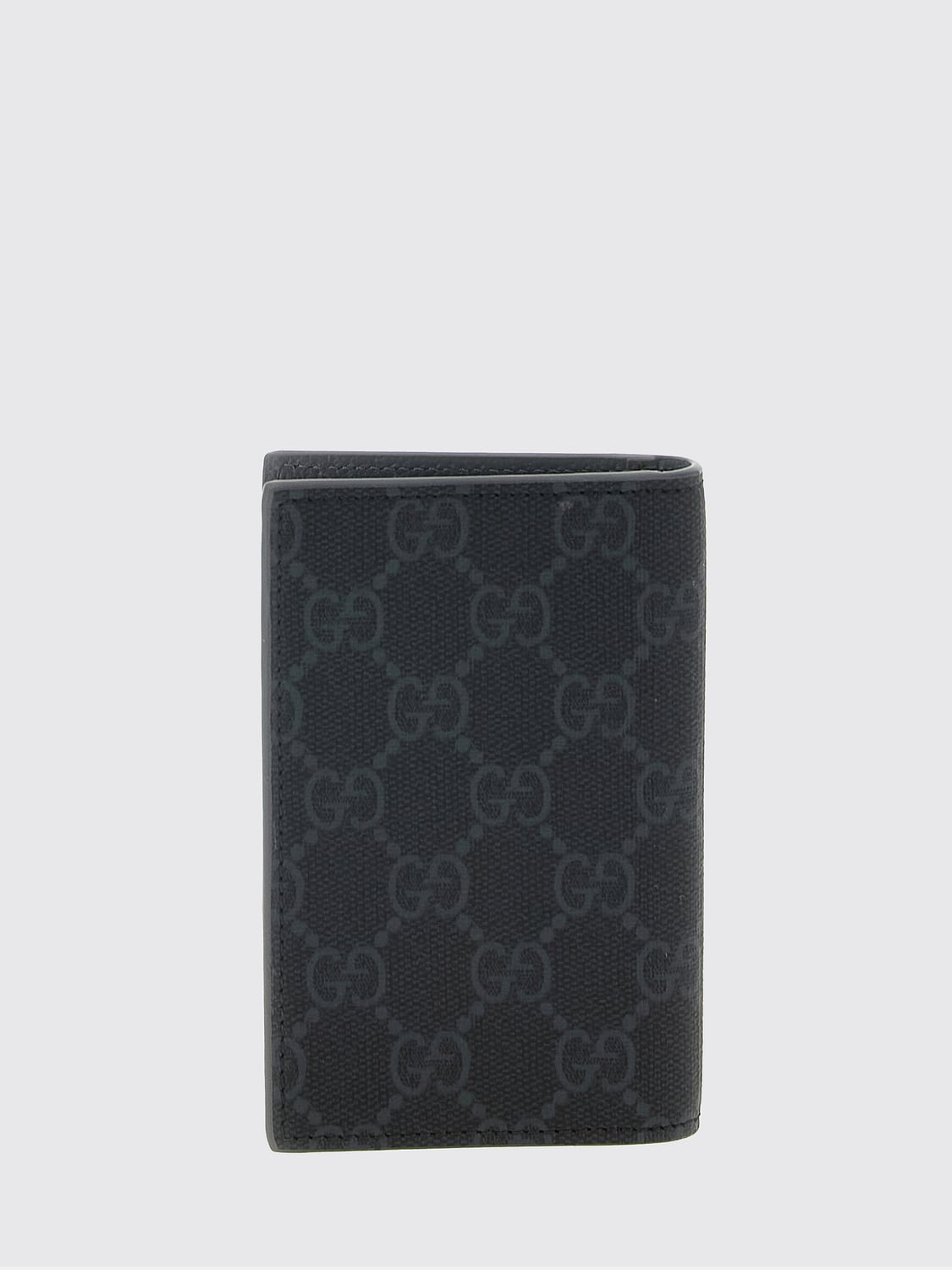 Gucci Men Bifold Card Holder Gucci In Gg Supreme Canvas With Leather Details GUCCI