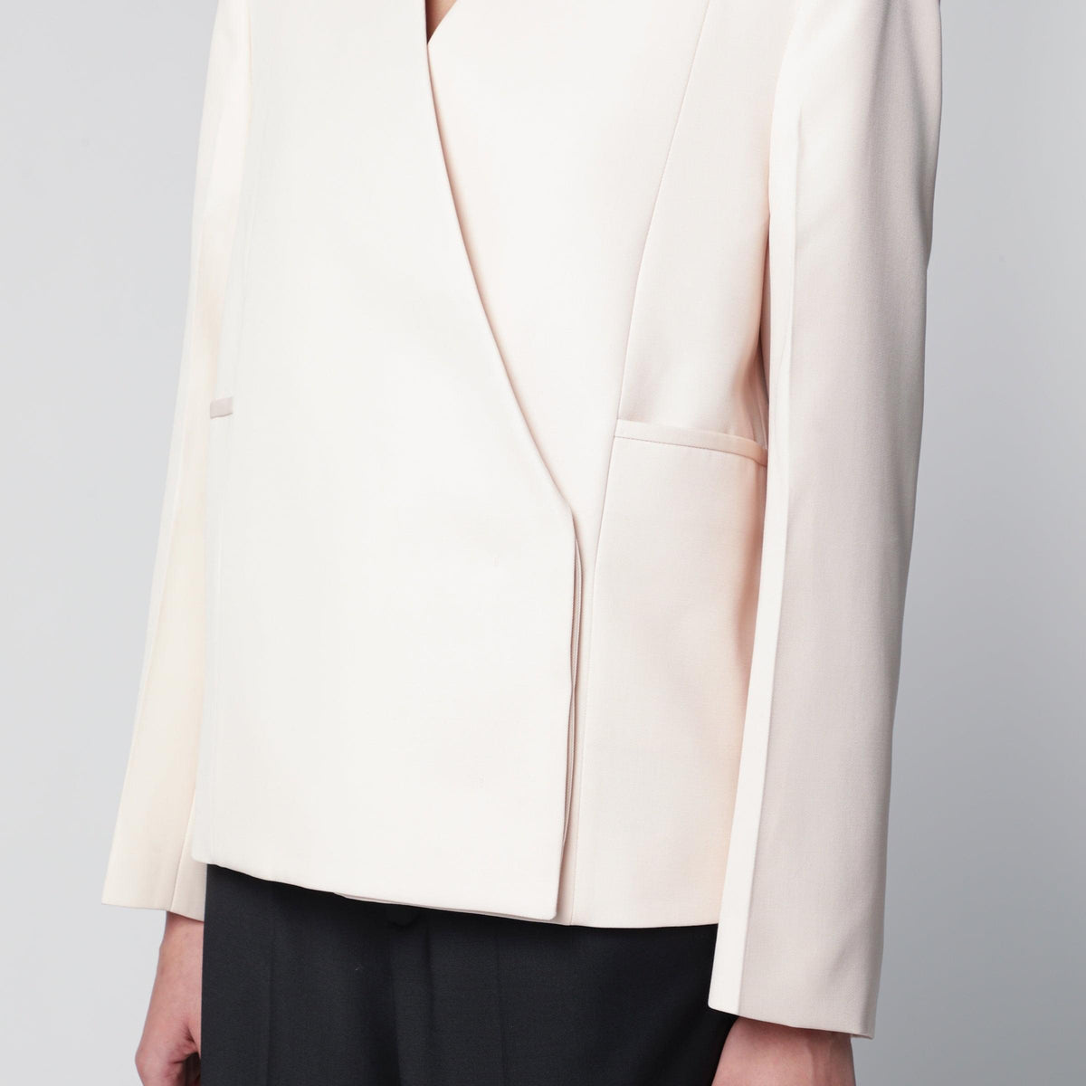 Jil Sander Wool Blazer In Toile Women JIL SANDER