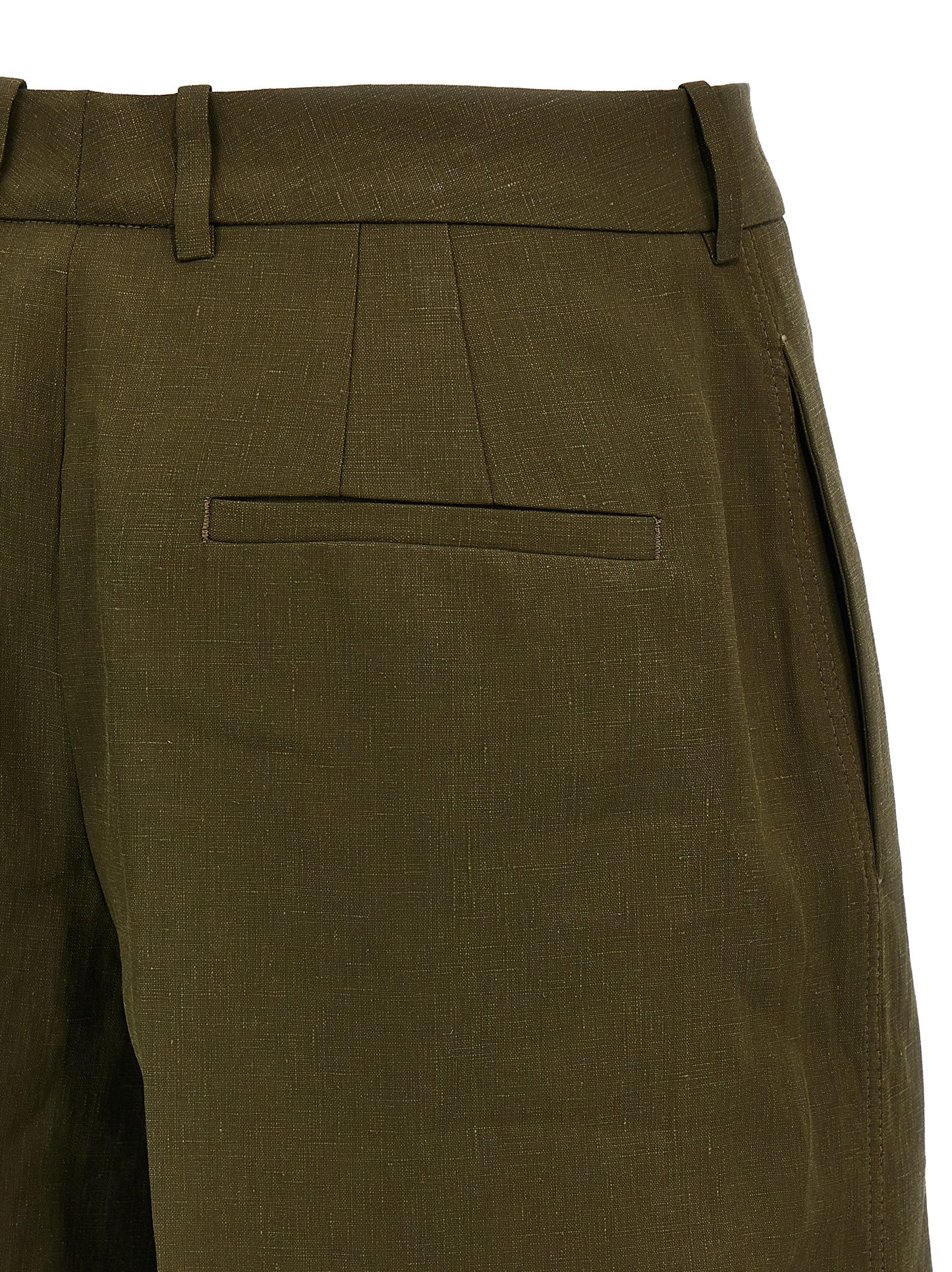 Jil Sander Women Linen Bermuda Shorts JIL SANDER
