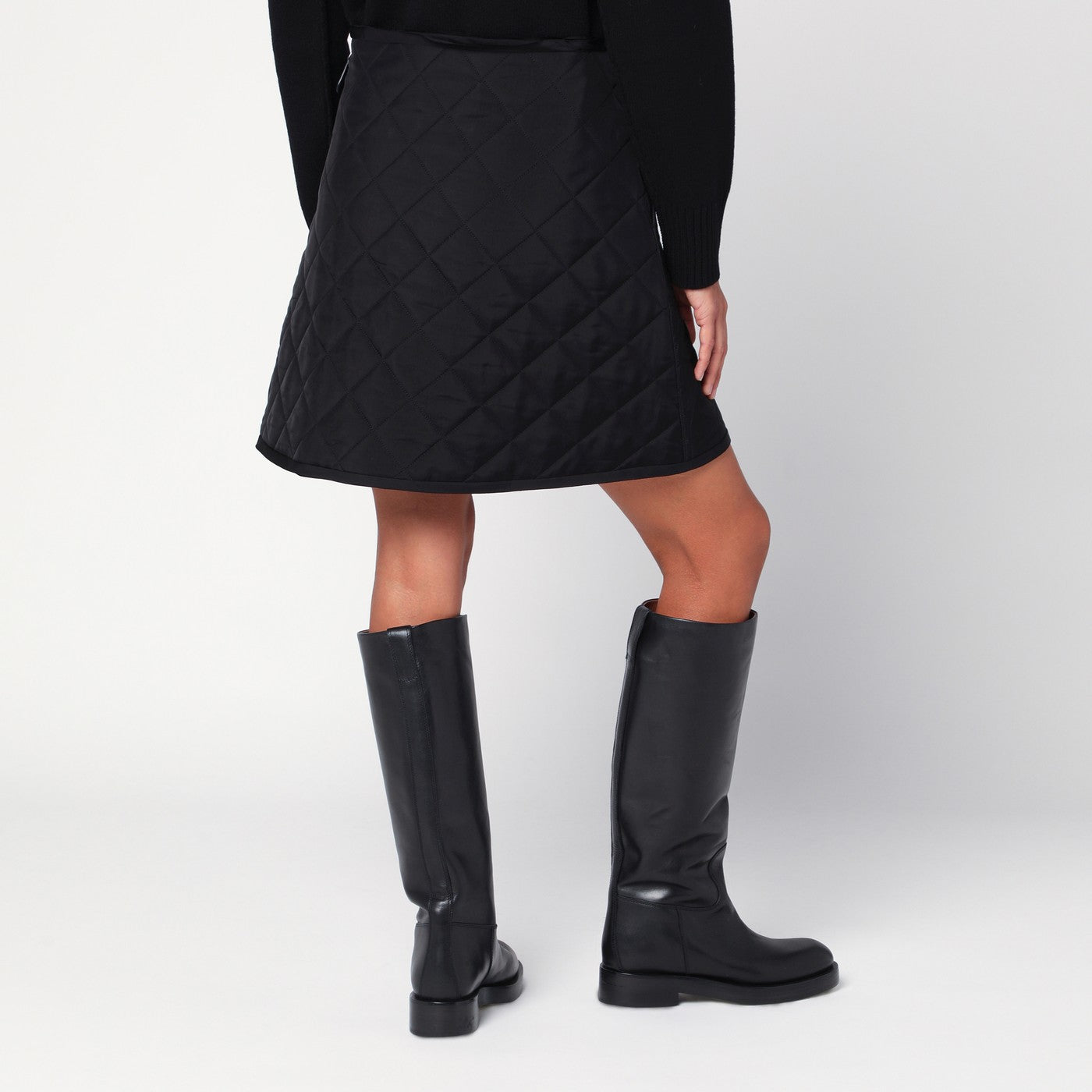 Jil Sander Black Quilted Skirt Women JIL SANDER