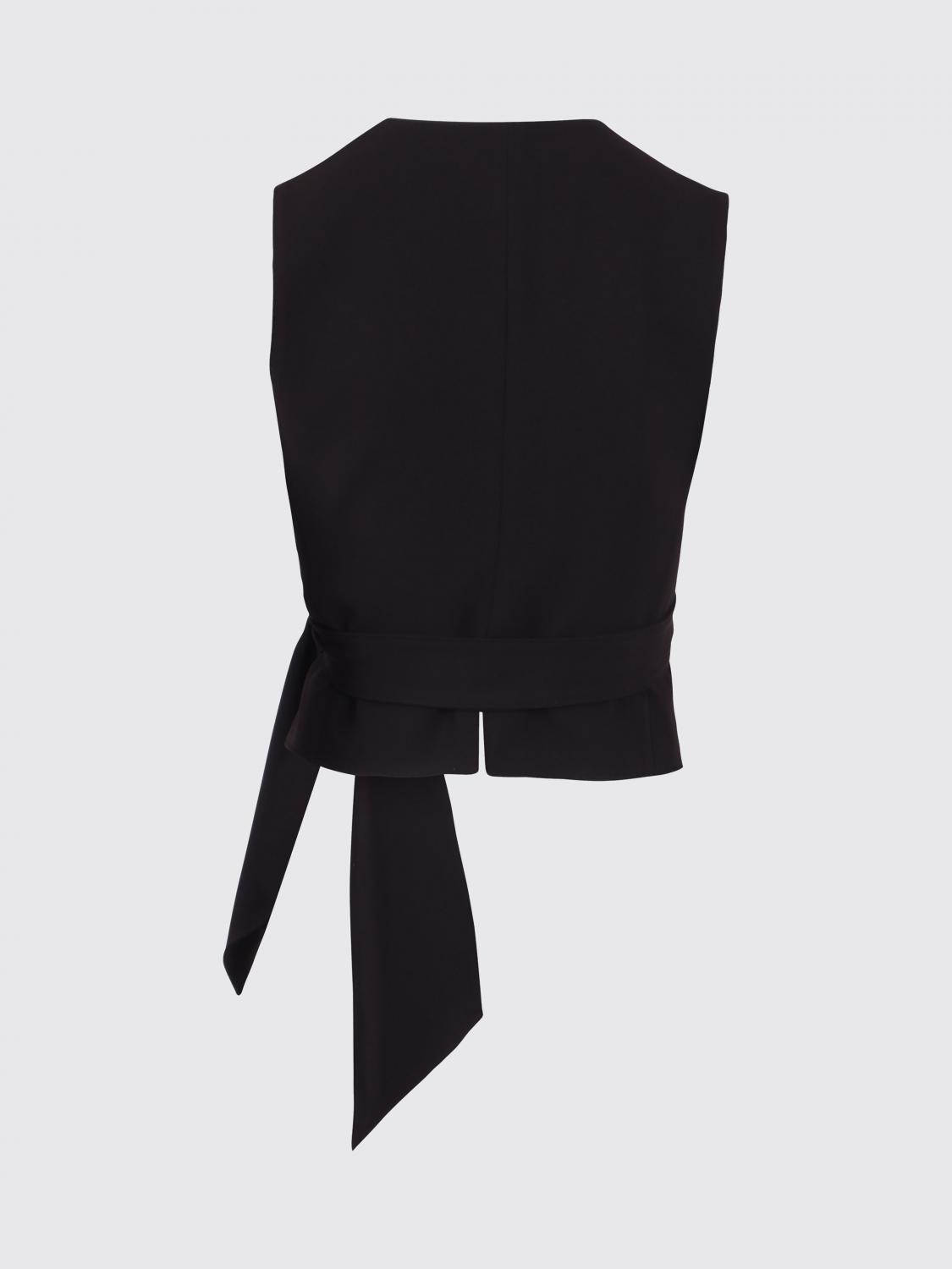 Max Mara Women Asymmetric Wrap-Style Tailored Vest Max Mara With Tie Fastening MAX MARA