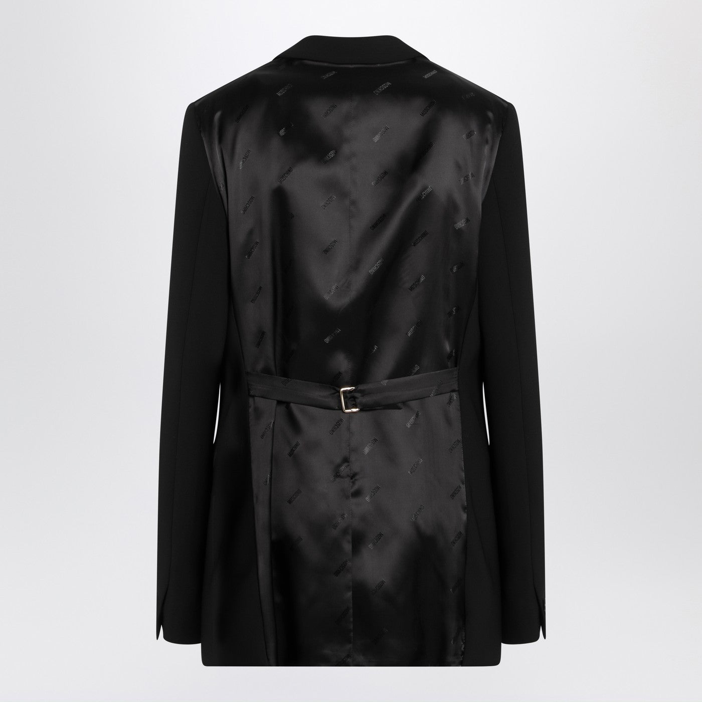 Moschino Black Single-Breasted Jacket Women MOSCHINO
