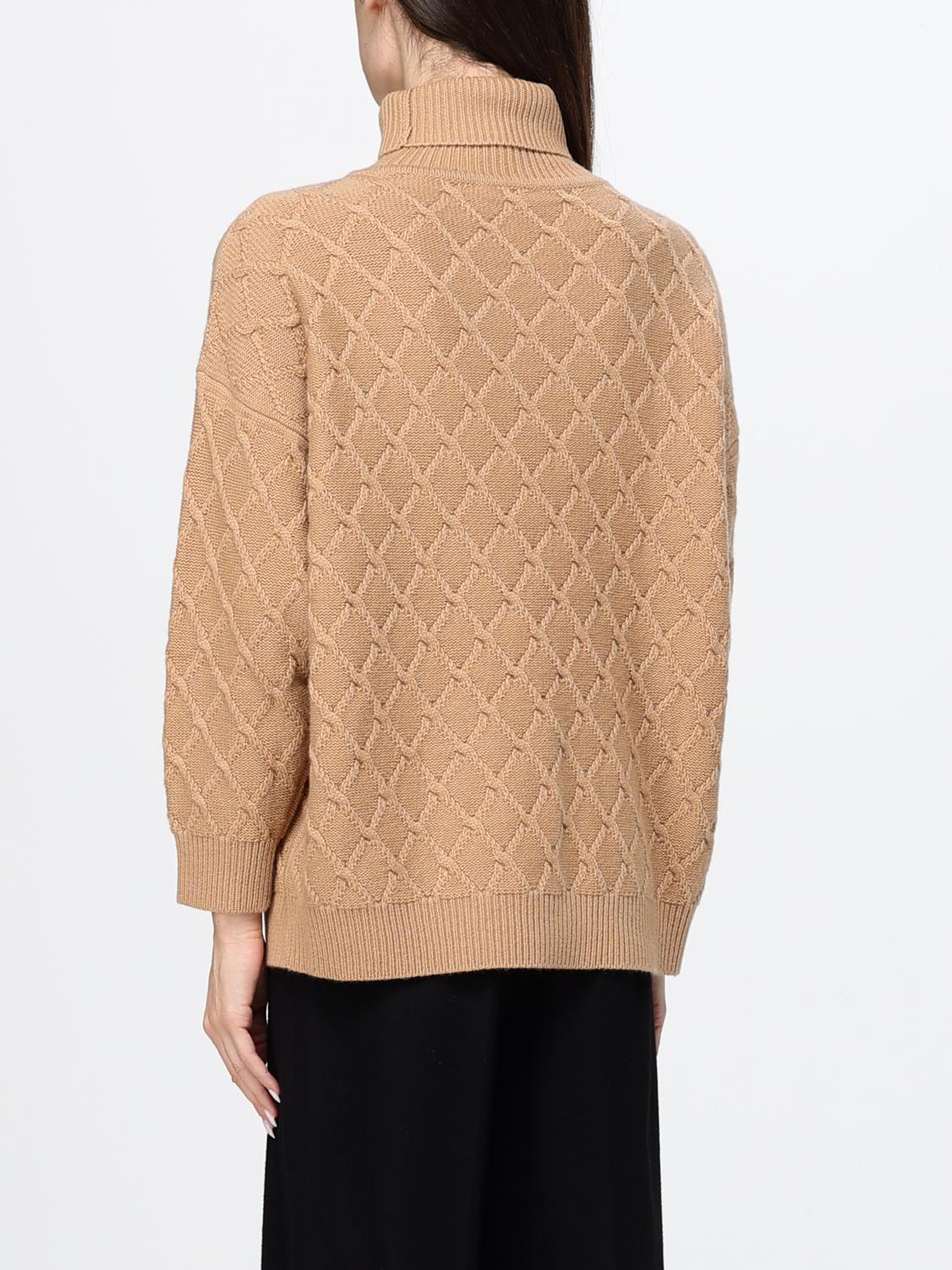 Max Mara Women Max Mara Wool And Cashmere Turtleneck Jumper With Dropped Shoulders MAX MARA